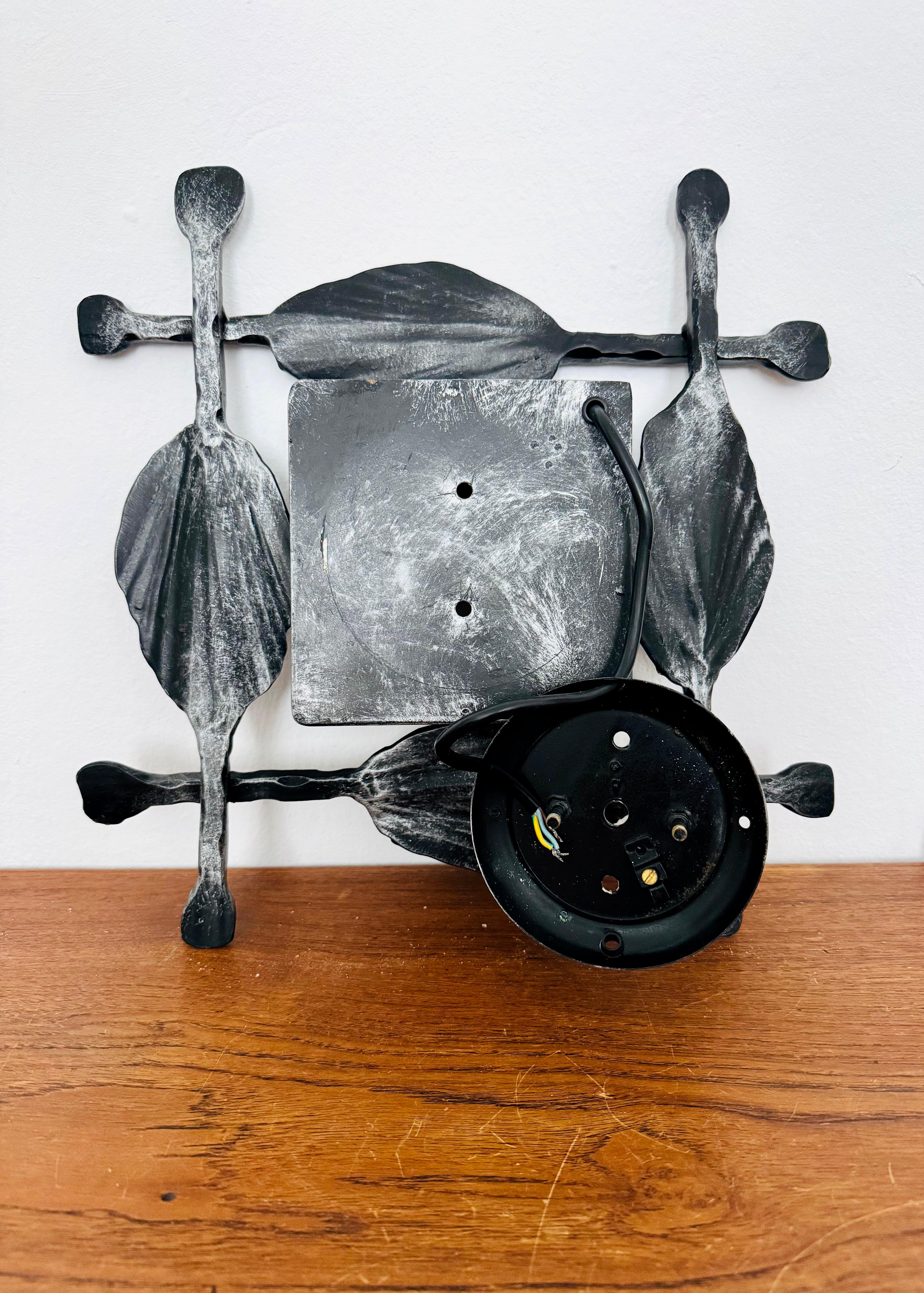 Brutalist Wall Lamp by Tom Ahlström and Hans Ehrich For Sale 8
