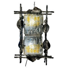 Brutalist Wall Lamp by Tom Ahlström & Hans Ehrlich for A+E Leuchte, 1970s