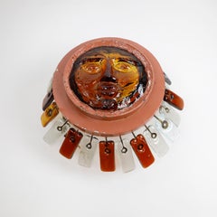 Lámpara de pared Brutalista en forma de Sol de Feders