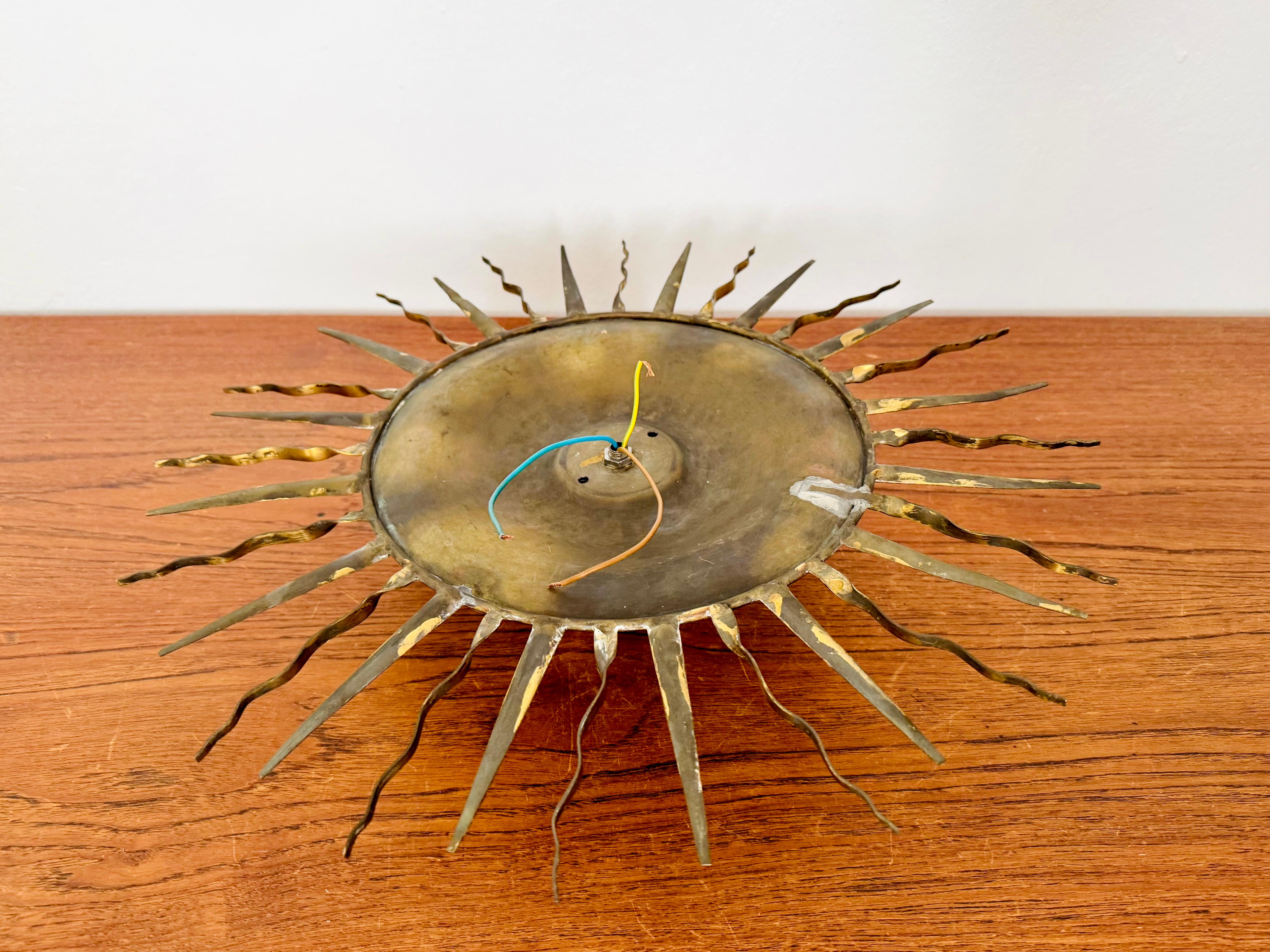 Brutalist Wall Lamp or Flush Light by Svend Aage Holm Sörensen For Sale 7