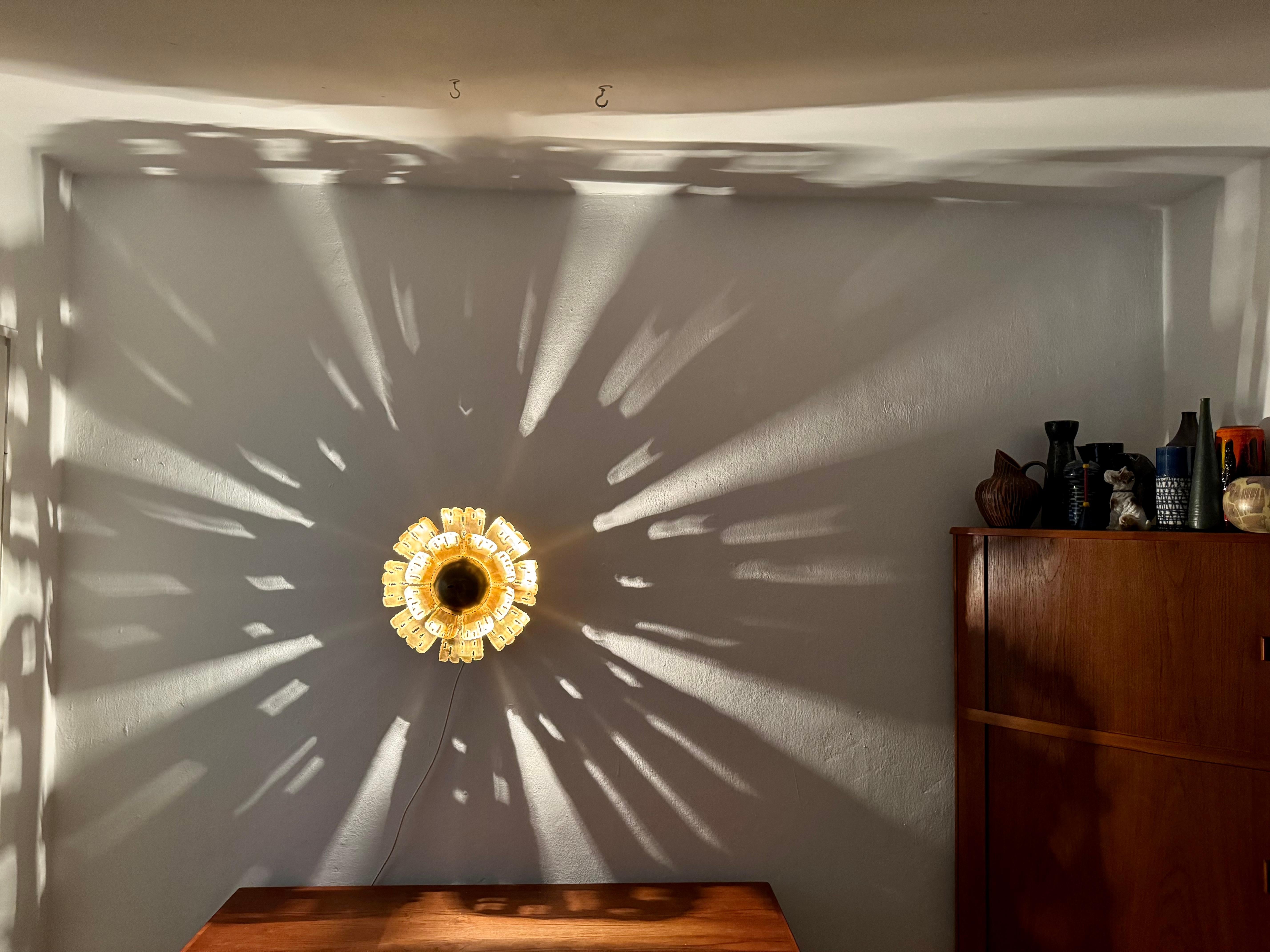 Brutalist Wall Lamp or Flush Light by Svend Aage Holm Sörensen For Sale 2
