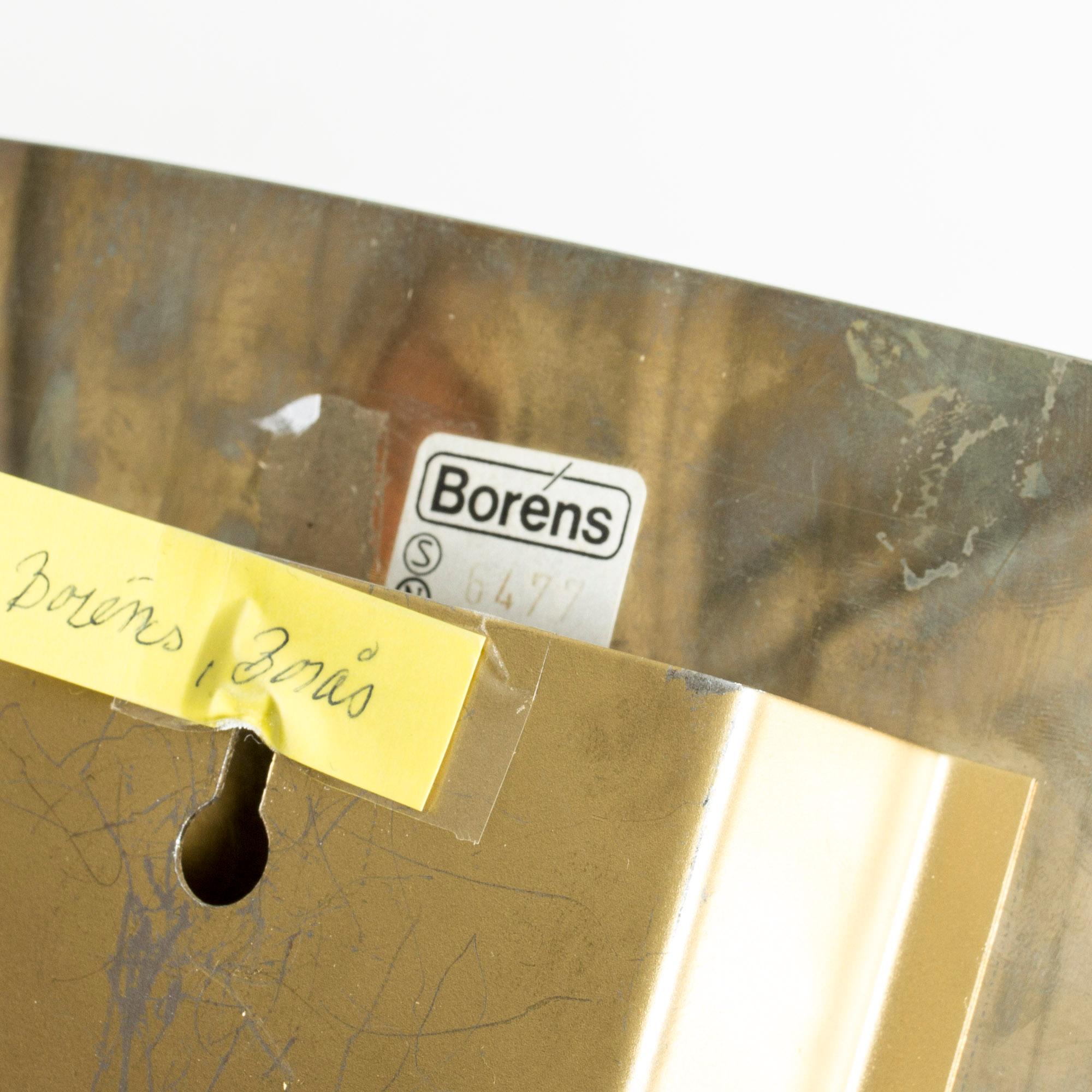 Brutalist Wall Light from Boréns, Sweden, 1970s For Sale 2