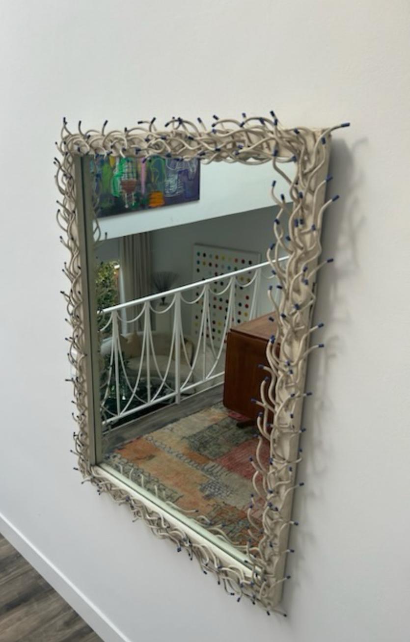 Miroir mural brutaliste Bon état - En vente à Los Angeles, CA