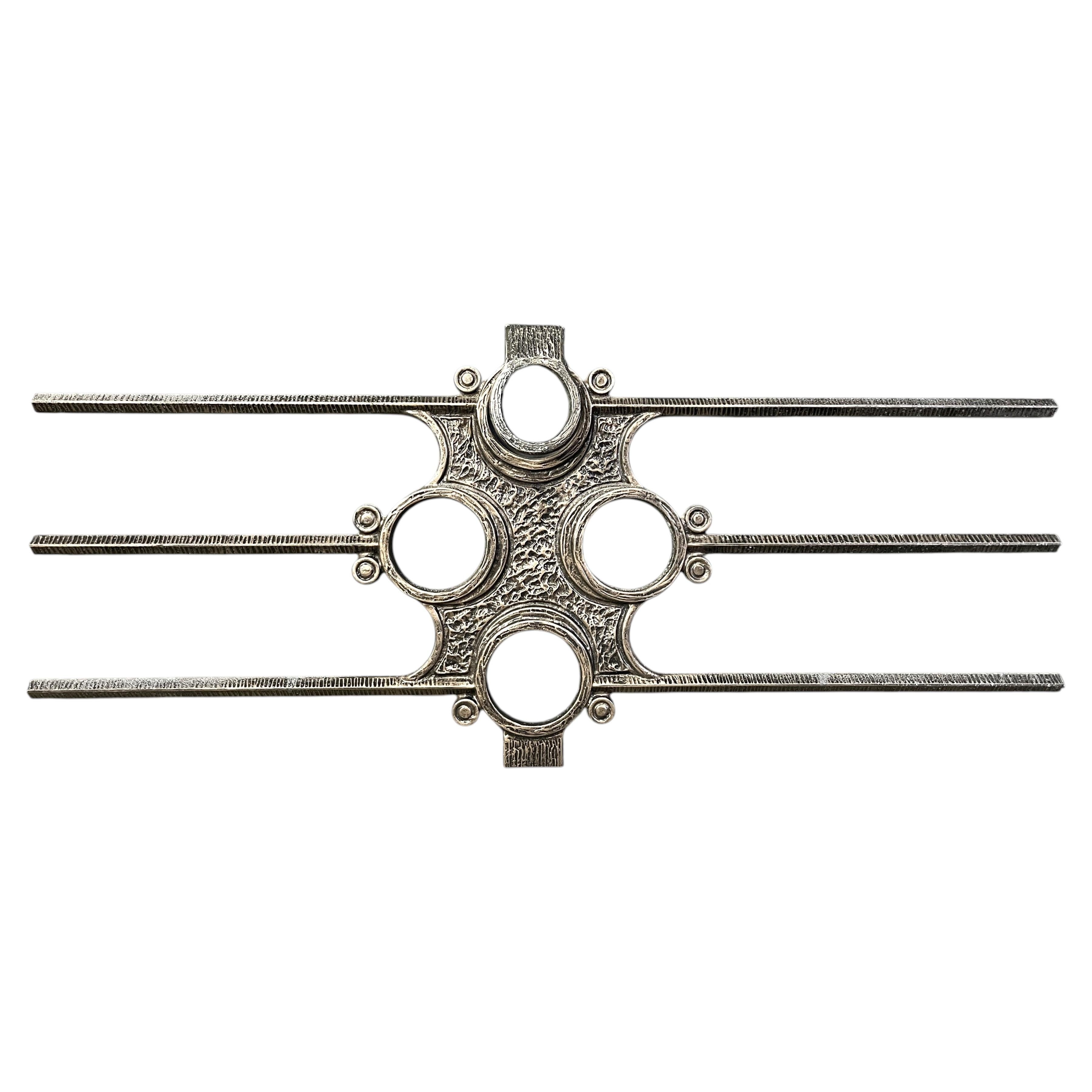 Brutalist wall sculpture, 1970s For Sale