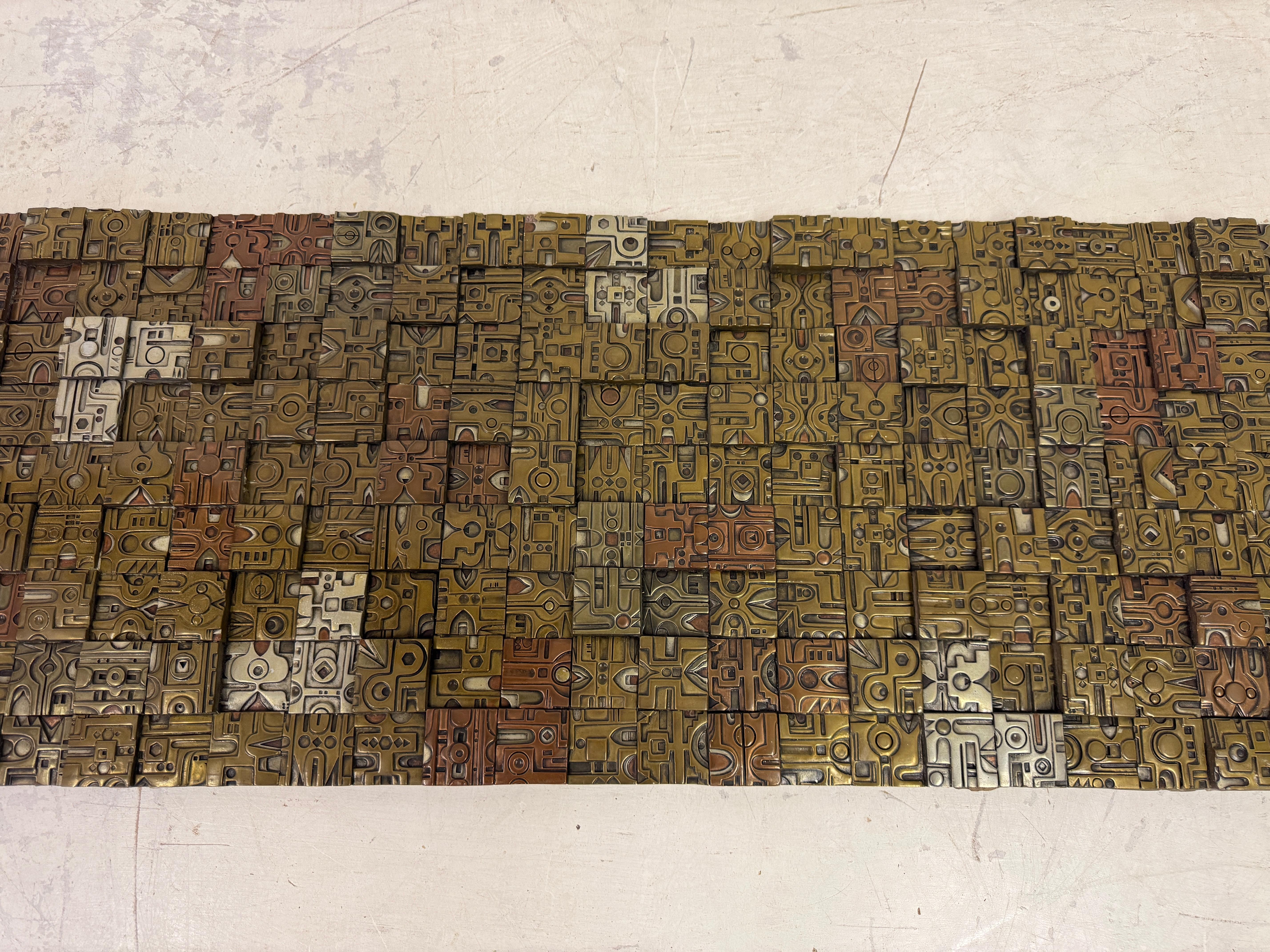 Brutalist Wall Sculpture by Giovanni Schoeman For Sale 7
