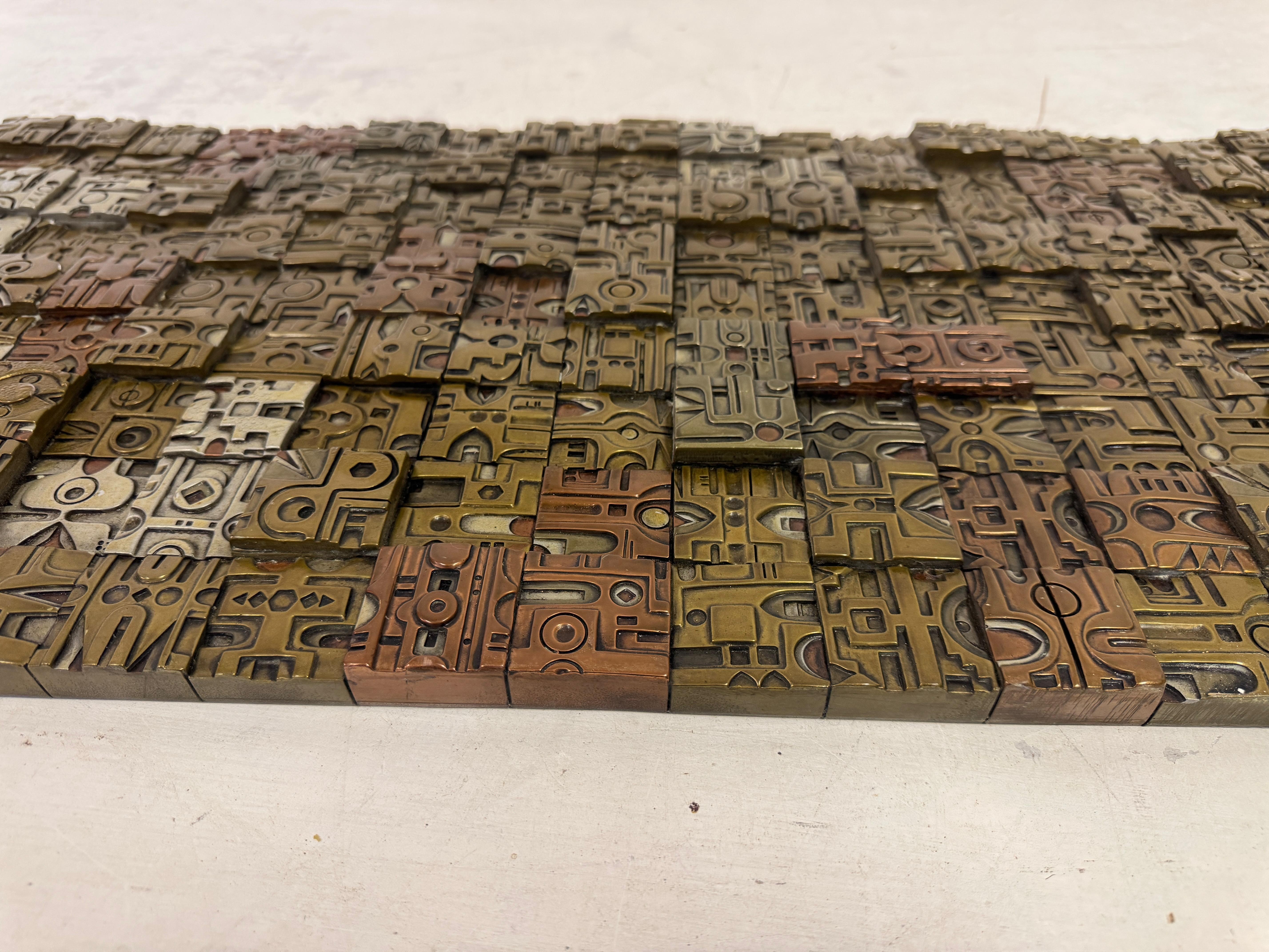 Brutalist Wall Sculpture by Giovanni Schoeman For Sale 10