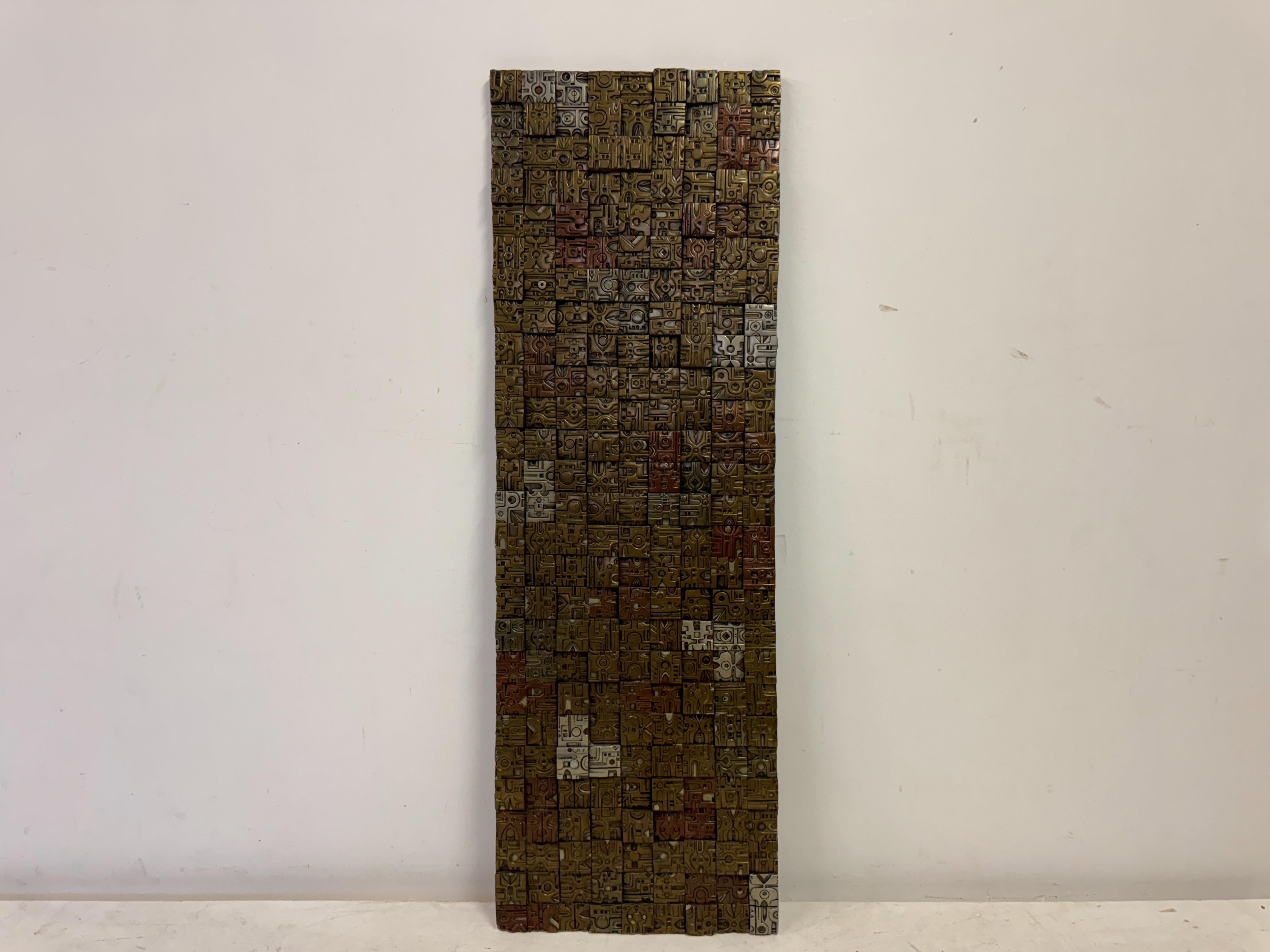 Brutalist Wall Sculpture by Giovanni Schoeman For Sale 13