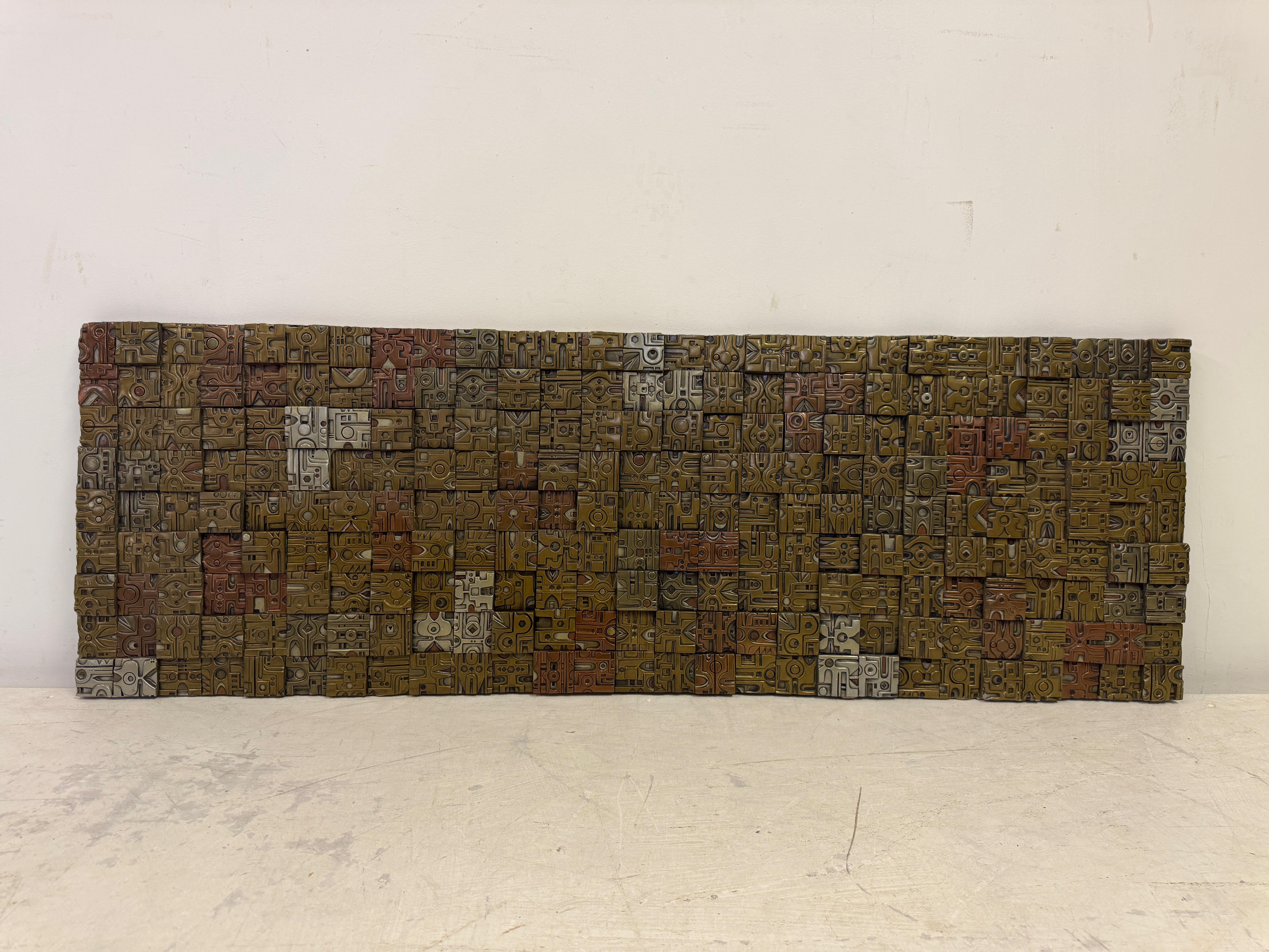 Brutalist Wall Sculpture by Giovanni Schoeman For Sale 2