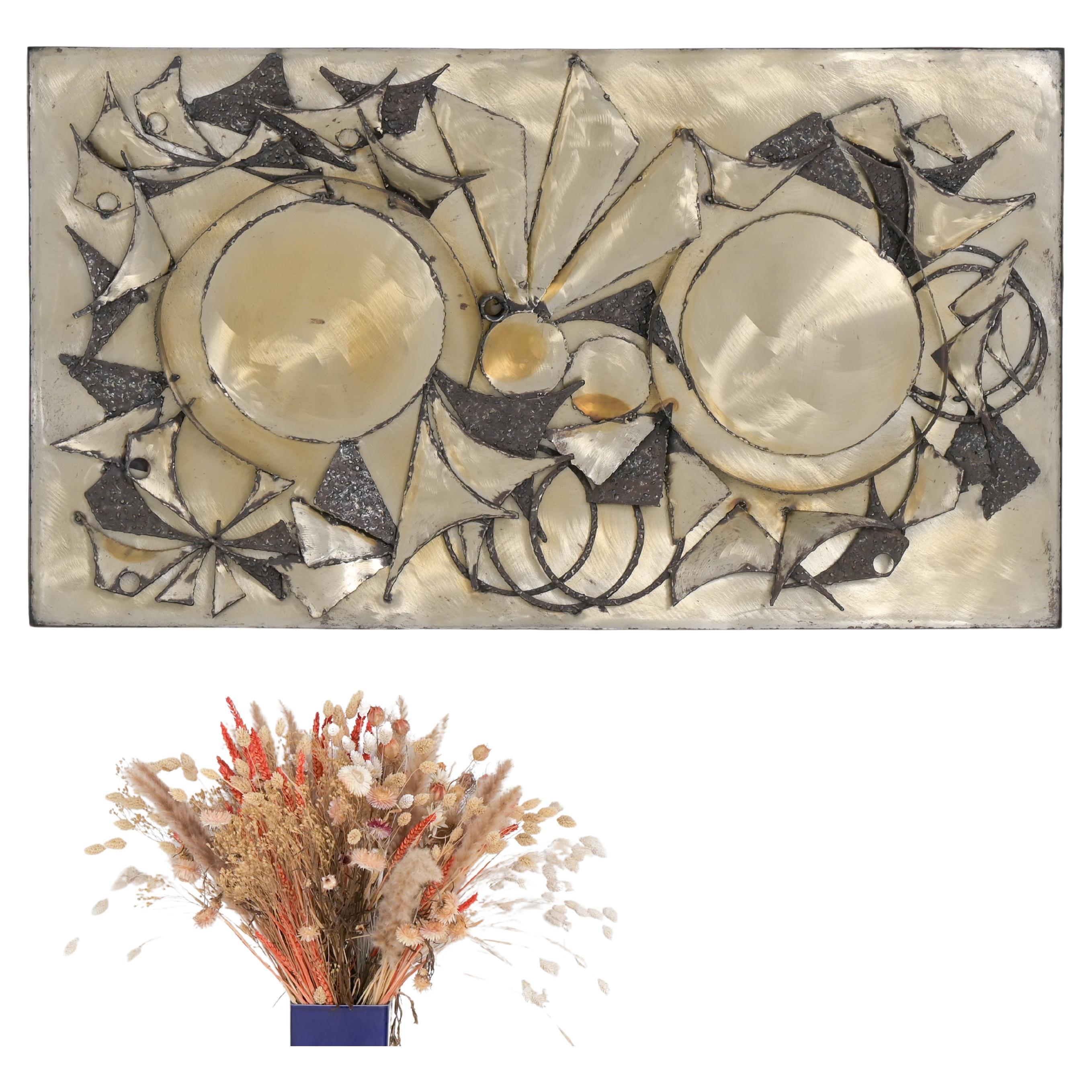 Brutalist Wall Sculpture by Henrik Horst, Denmark en vente