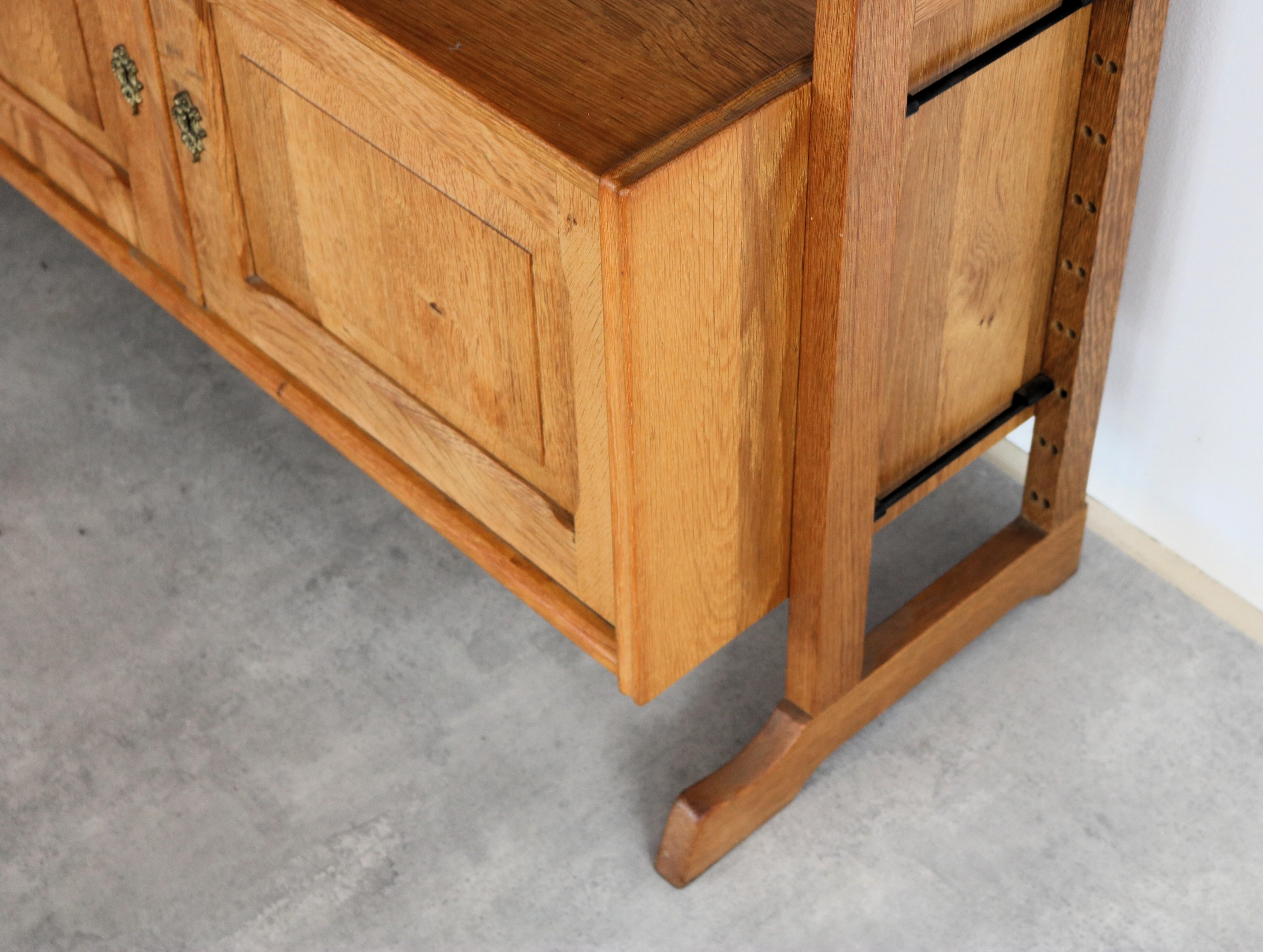 Brutalist wall unit  wall system  1960s  Danish For Sale 5