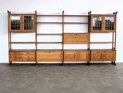 Brutalist wall unit  wall system  1960s  Danish