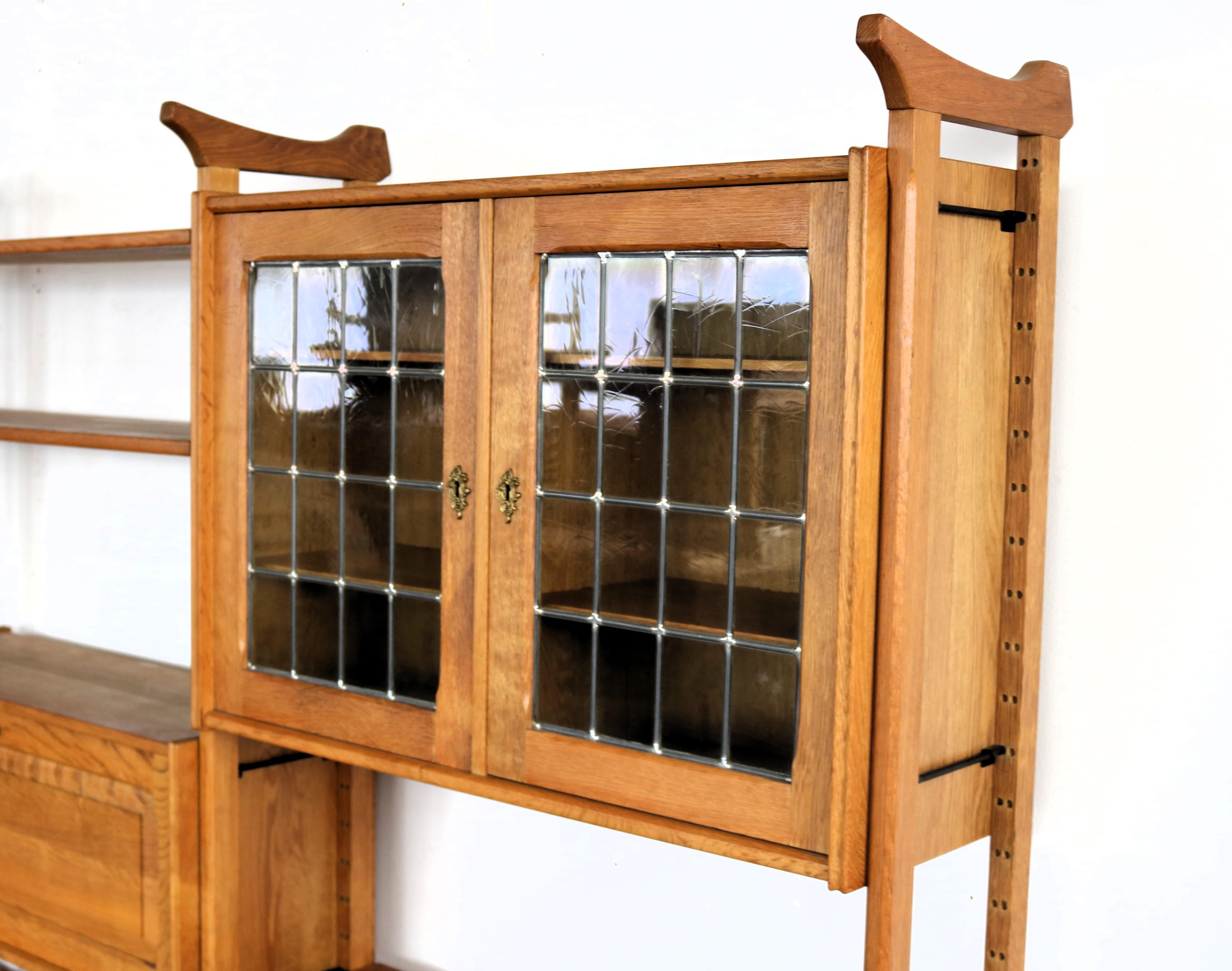 Brutalist wall unit  wall system  1960s  Danish For Sale 4