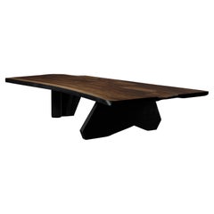 Brutalist Walnut Coffee Table by Eero Moss - EM104