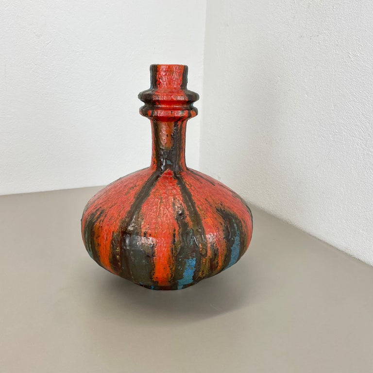 Brutalist WGP 34cm Fat Lava Multi-Color Vase 