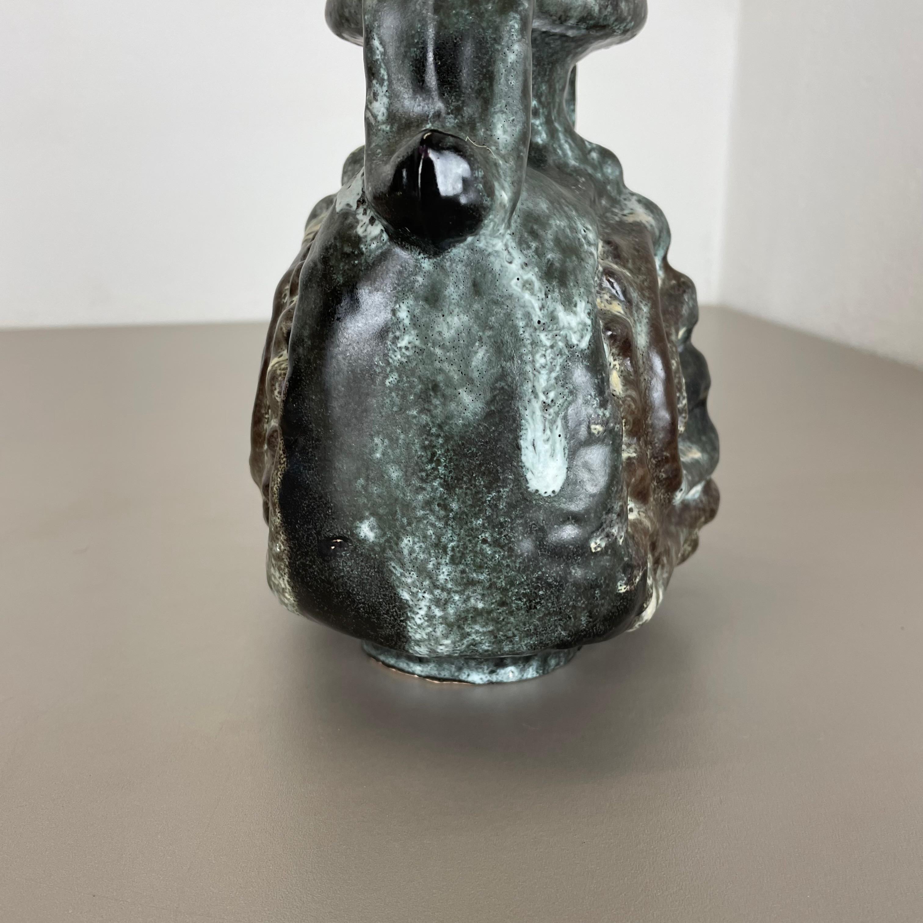 Brutalistische WGP-Vase „Fat Lava“, mehrfarbig, Objekt „305“ von Ruscha, 1970er Jahre im Angebot 2