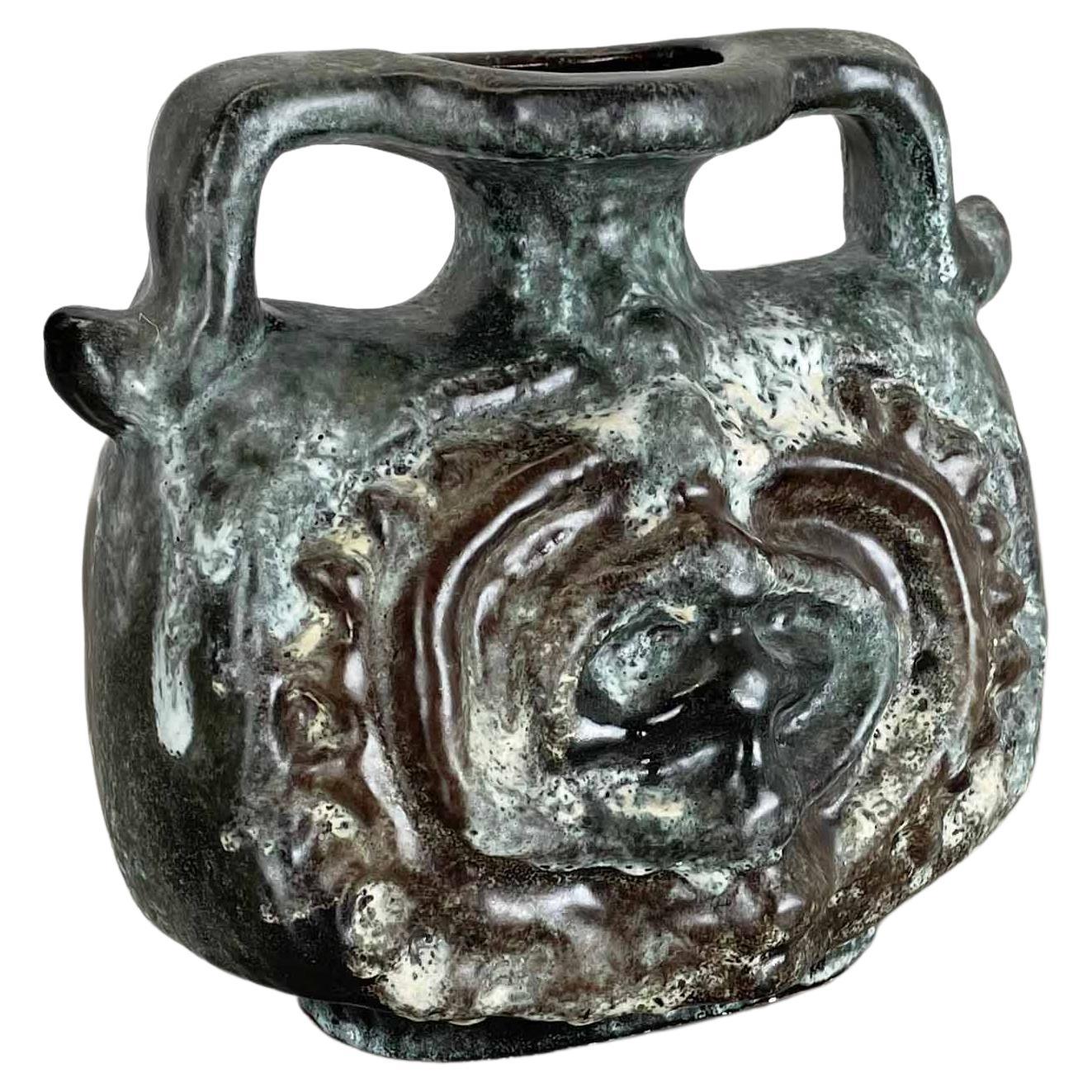 Vaso brutalista WGP Pottery Fat Lava Multi-Color "305" Objects for Objects di Ruscha, anni '70