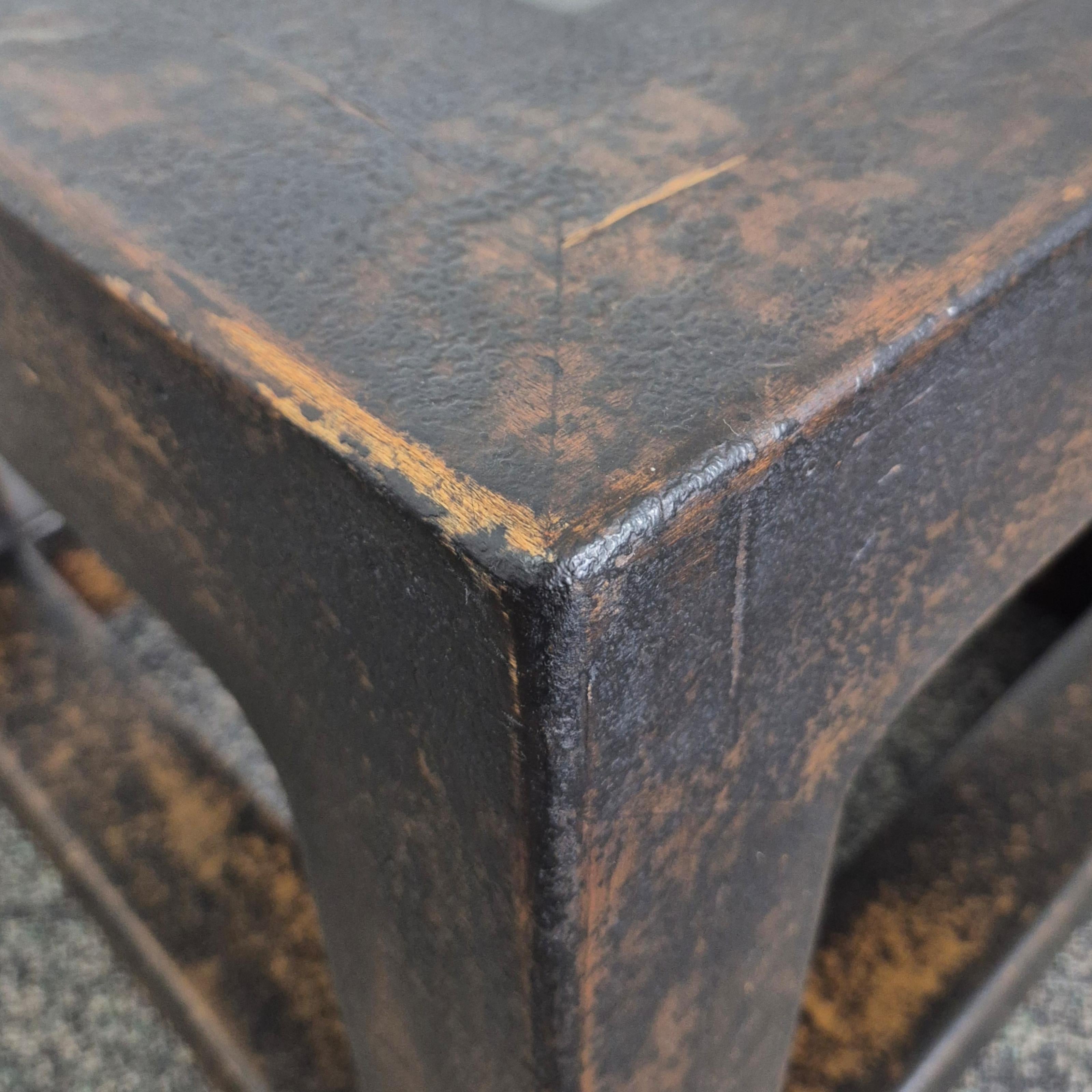 Couchtisch aus Holz und Naturstein im Stil des Brutalismus, China 1960er Jahre im Angebot 3