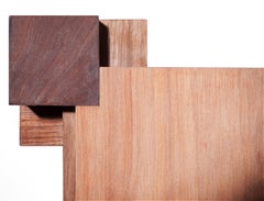 Brutalist Wooden Table