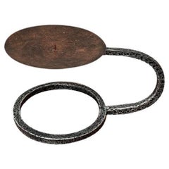 Brutalist Wrought Iron Candleholder 1960s