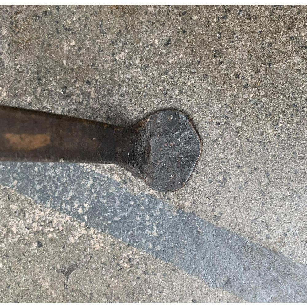 Brutalist Wrought Iron Candleholder In Good Condition For Sale In Hamburg, DE