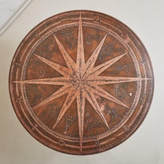 Brutalist Zodiac Motif Coffee Table, Germany 1960s