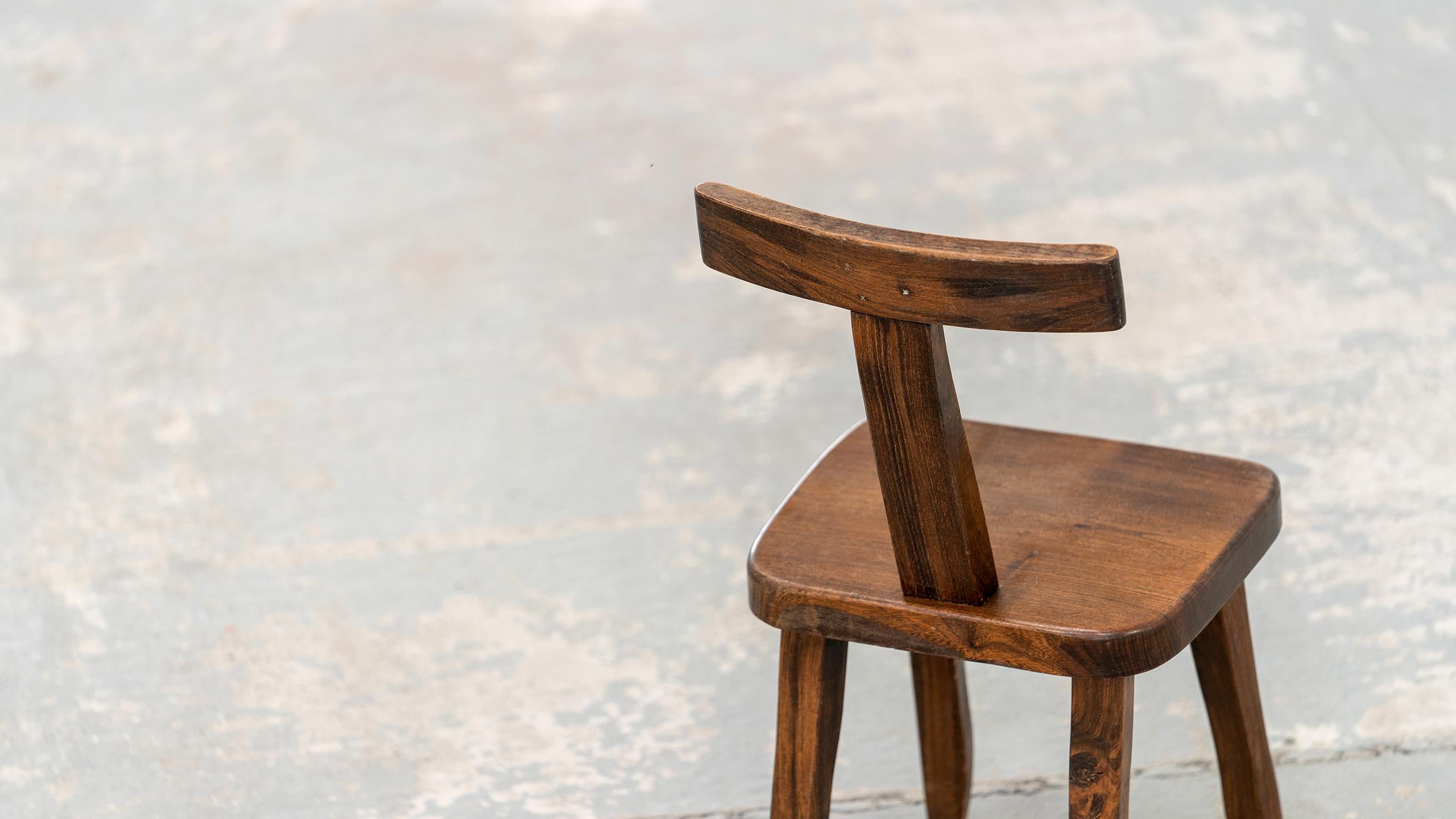 Brutalistic & Minimalistic T- Chair by Olavi Hänninen, 1958 for Mikko Nupponen 5