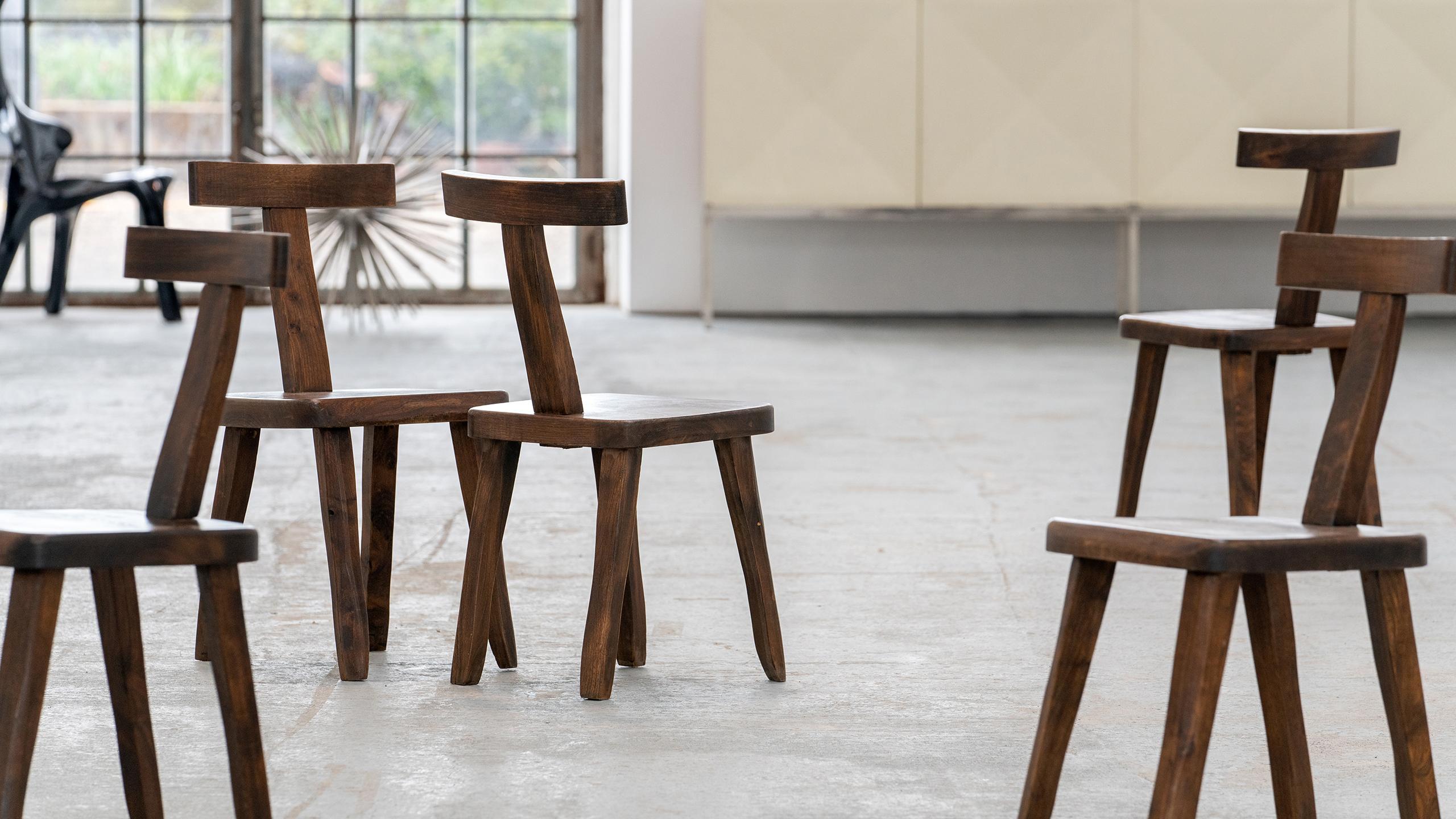 Brutalistic & Minimalistic T- Chair by Olavi Hänninen, 1958 for Mikko Nupponen 7