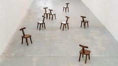 Brutalistic & Minimalistic T- Chair by Olavi Hänninen, 1958 for Mikko Nupponen