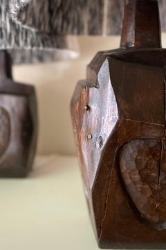 Brutalisten Holzlampen