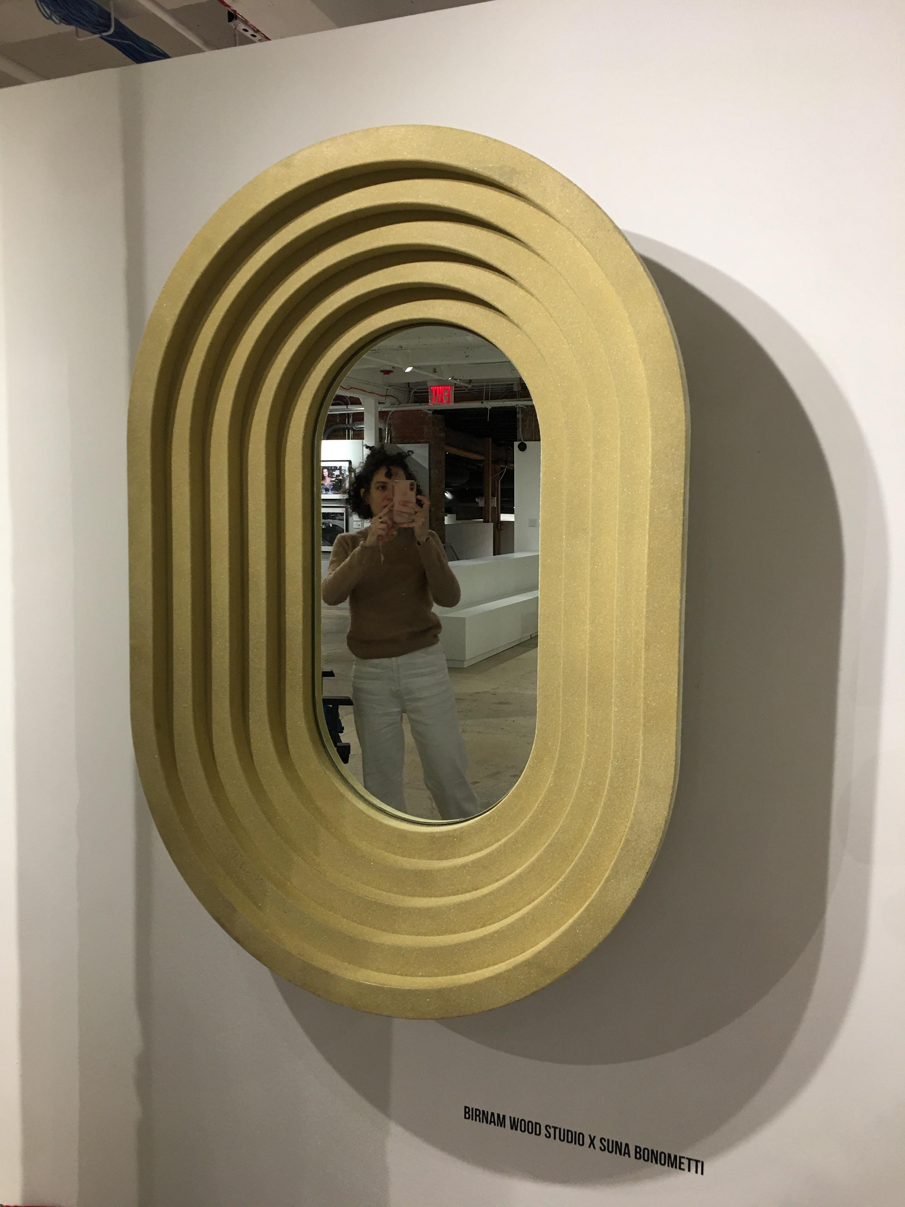 Contemporary Brutiful Mirror by Birnam Wood and Suna Bonometti  For Sale