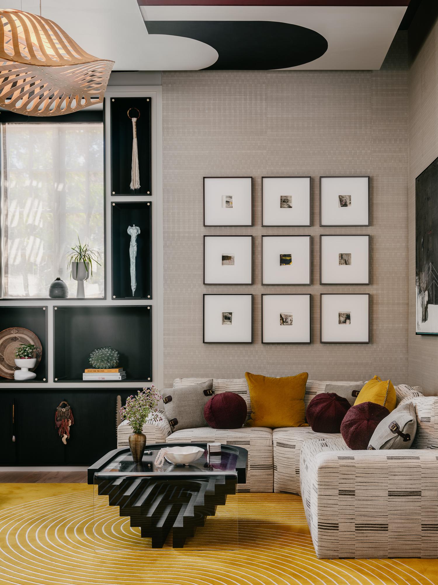 Modern Brutiful U&I Coffee Table, Geometric Coffee Table by Birnam Wood Studio