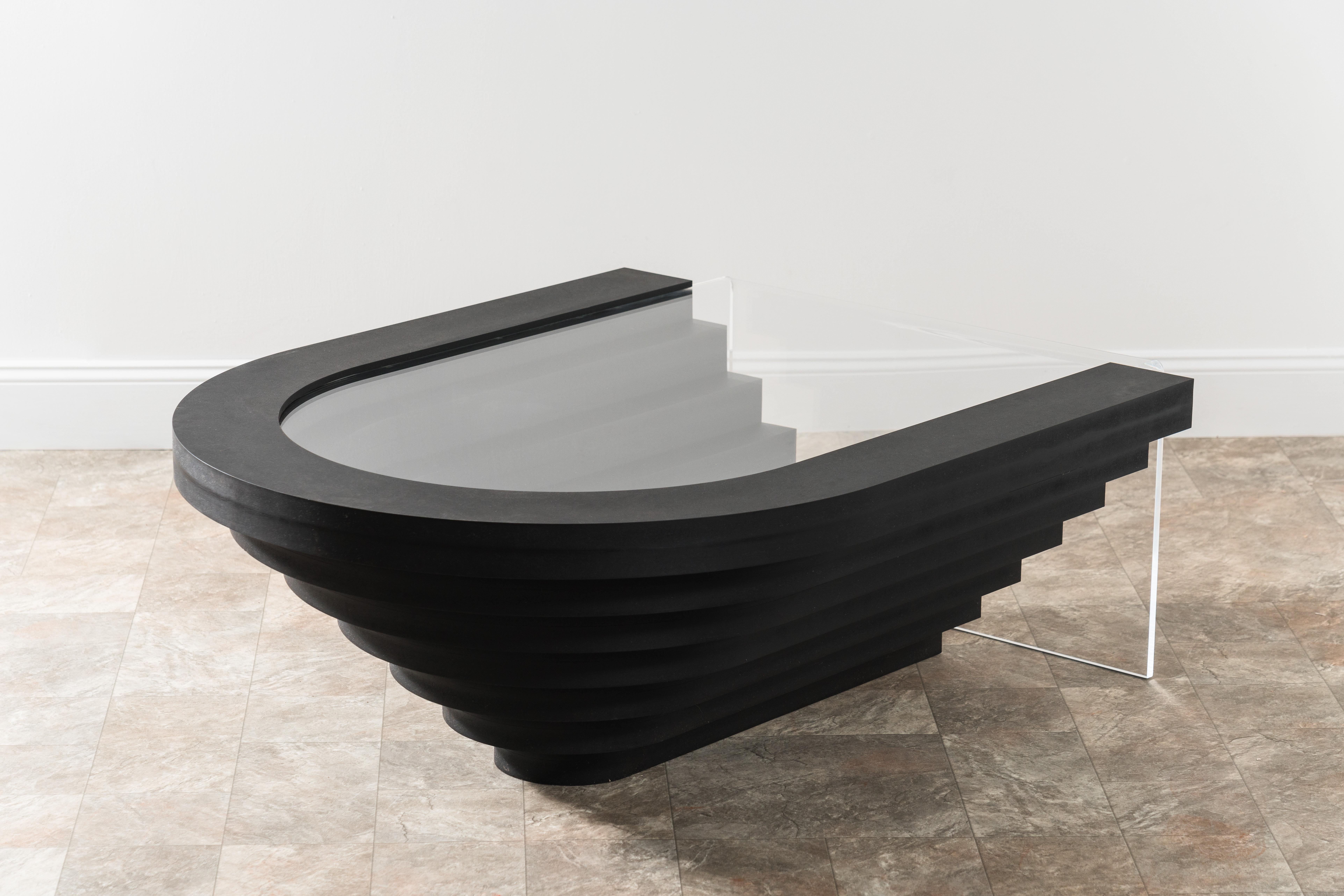 Brutiful U&I Coffee Table, Geometric Coffee Table by Birnam Wood Studio In New Condition In Ridgewood, NY