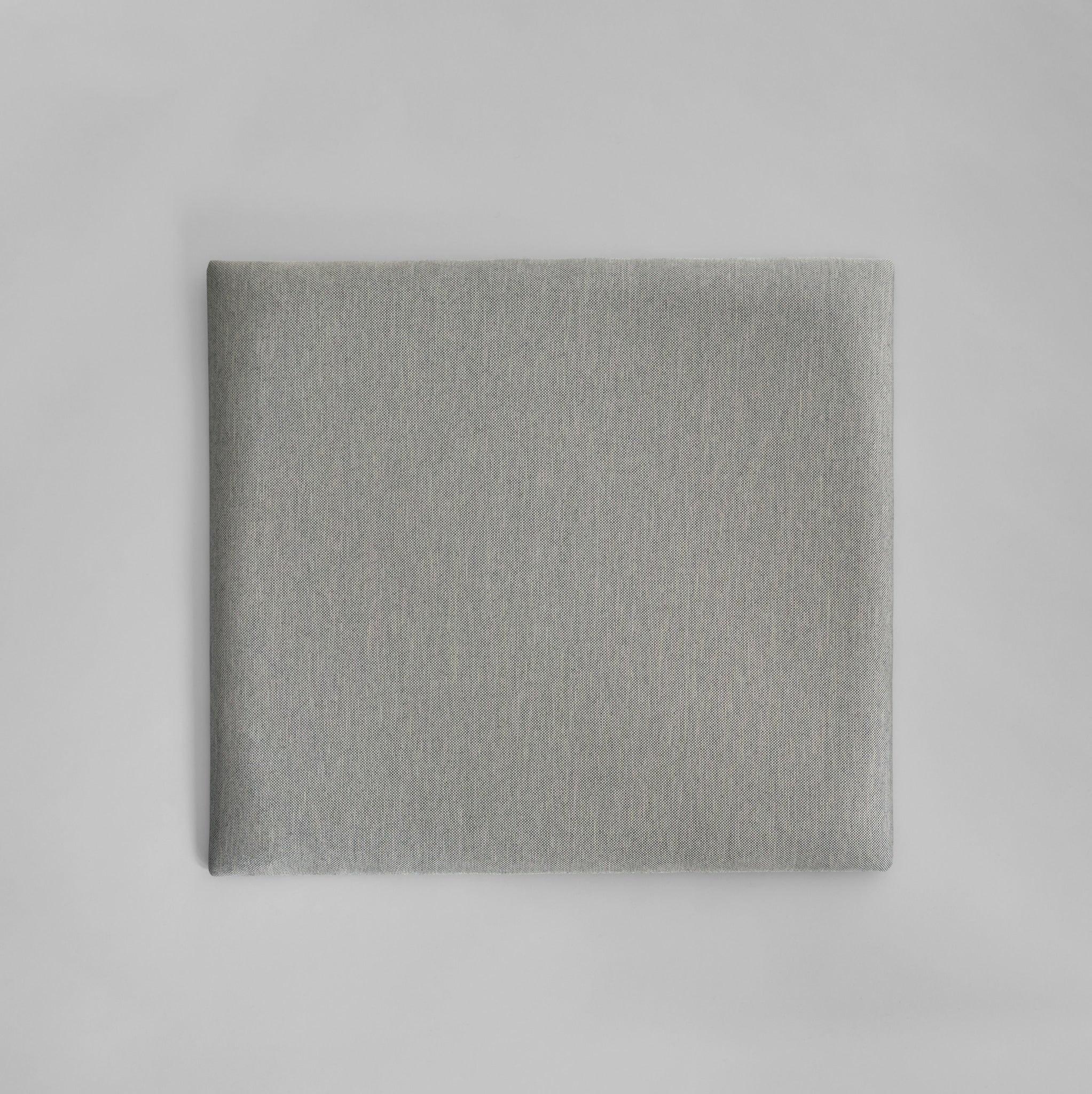 Francese Cuscino da salotto Brutus - Tessuto Taupe - Lino. in vendita
