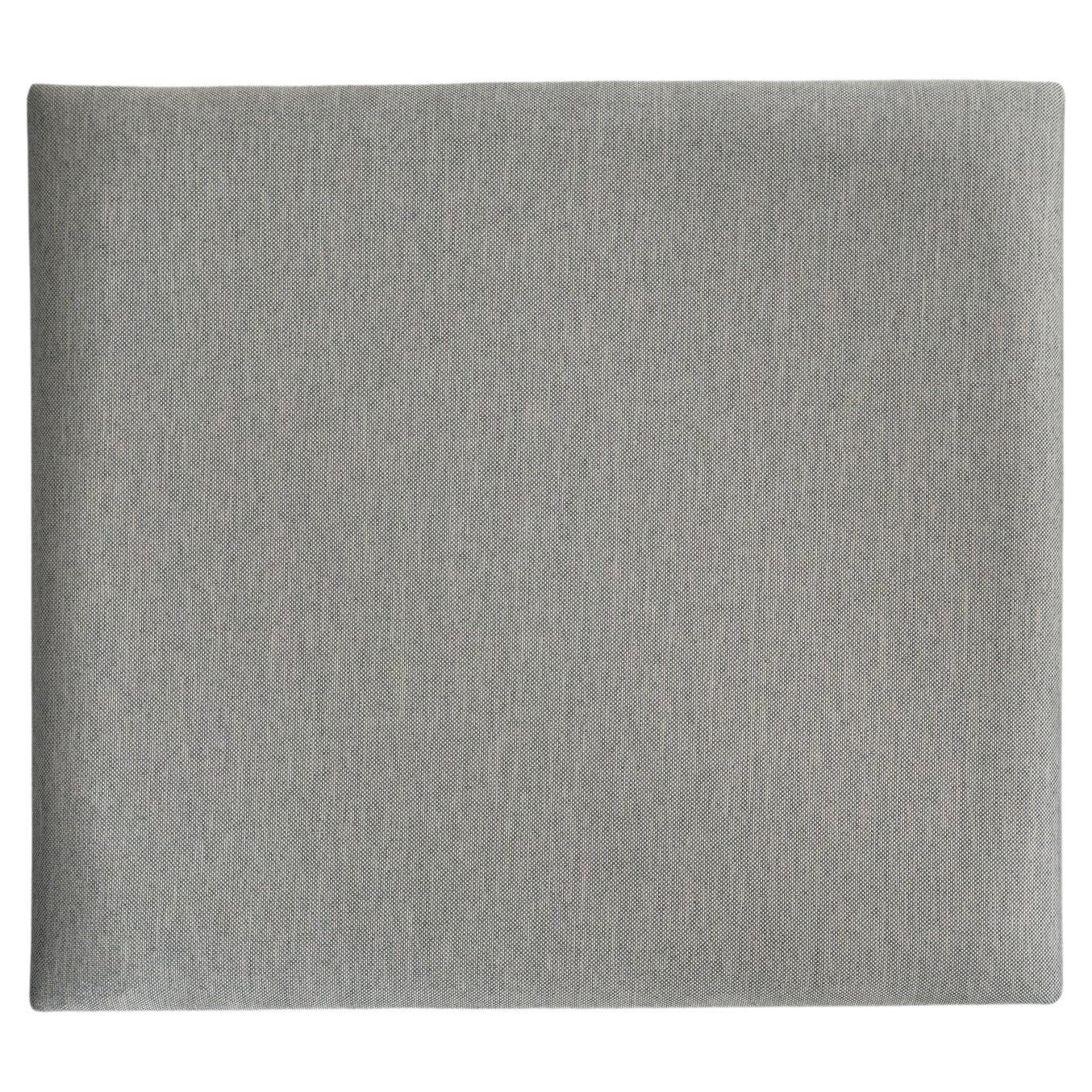 Cuscino da salotto Brutus - Tessuto Taupe - Lino. in vendita