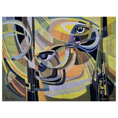 Bruxella In Brabanti, Tapestry Atelier G. Chaudoir - Sun, Marce Truyens - N 1528