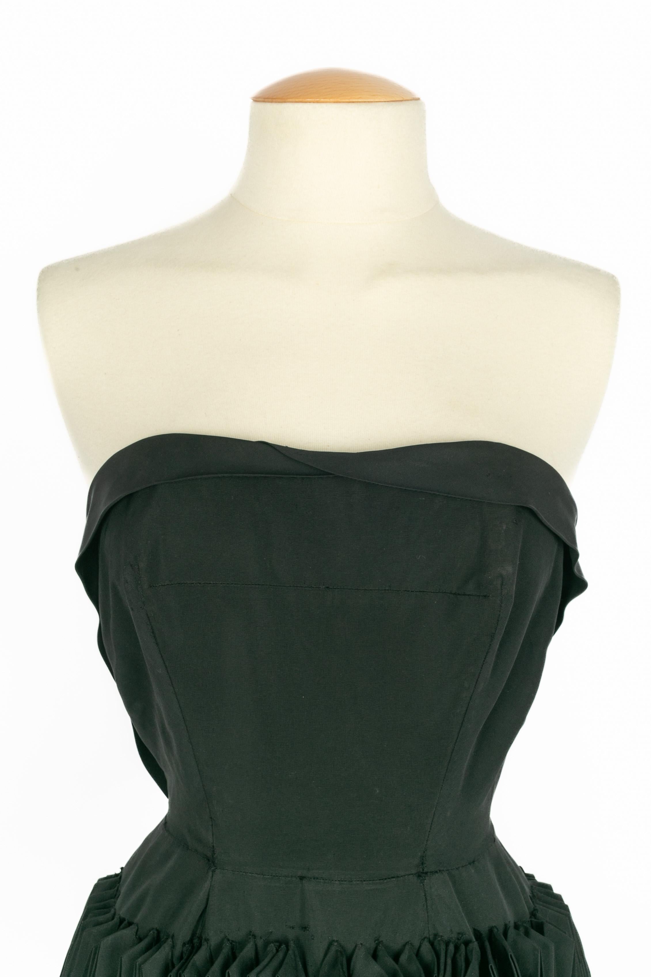 Black Bruyere vintage dress 1952 For Sale
