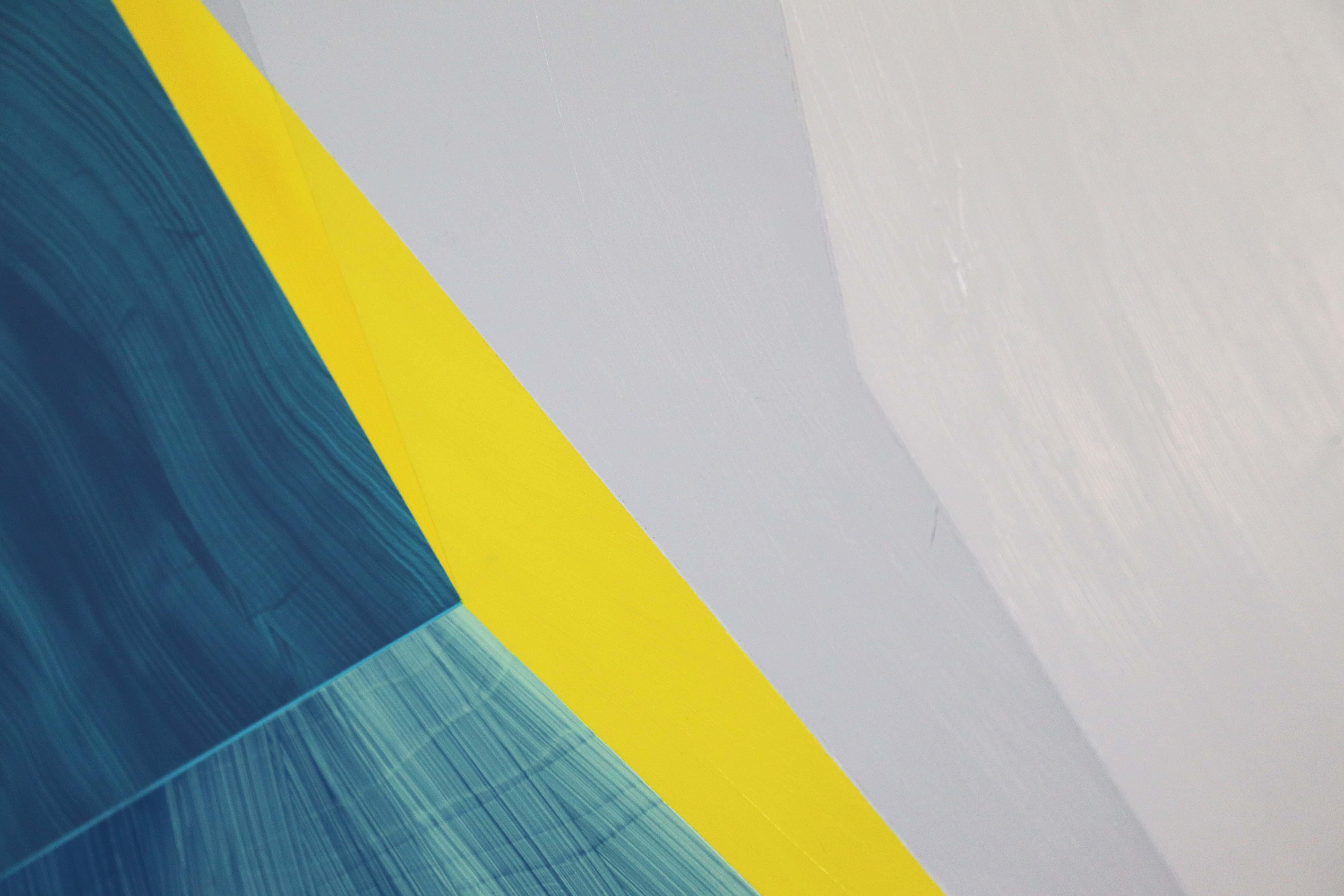 'Arrangement Impulsion 3, ' by Bryan Boone, Acrylic on Panel Painting For Sale 2