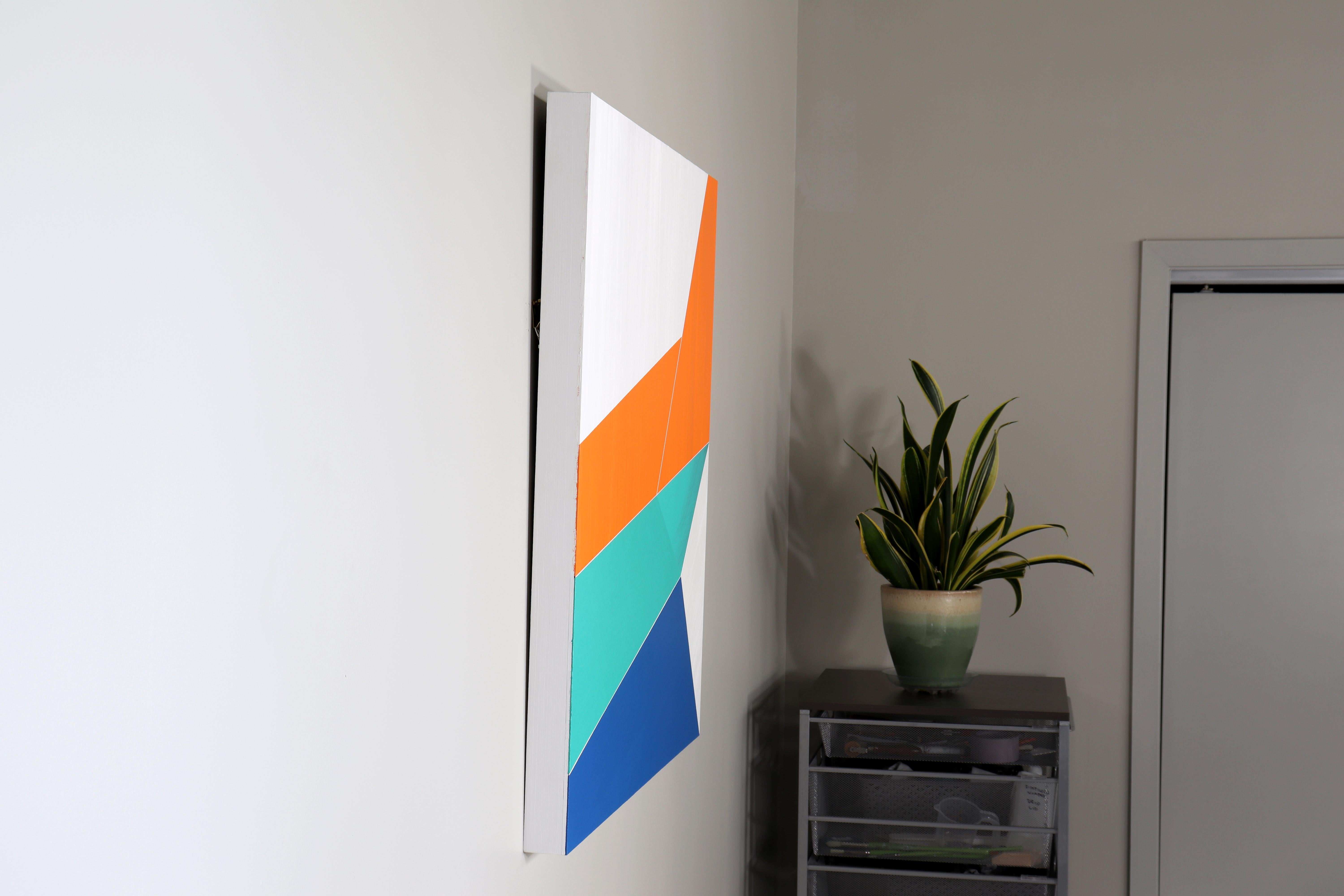 „Decision Drift 1.0“ von Bryan Boone, Gemälde in Acryl auf Täfelung im Angebot 5