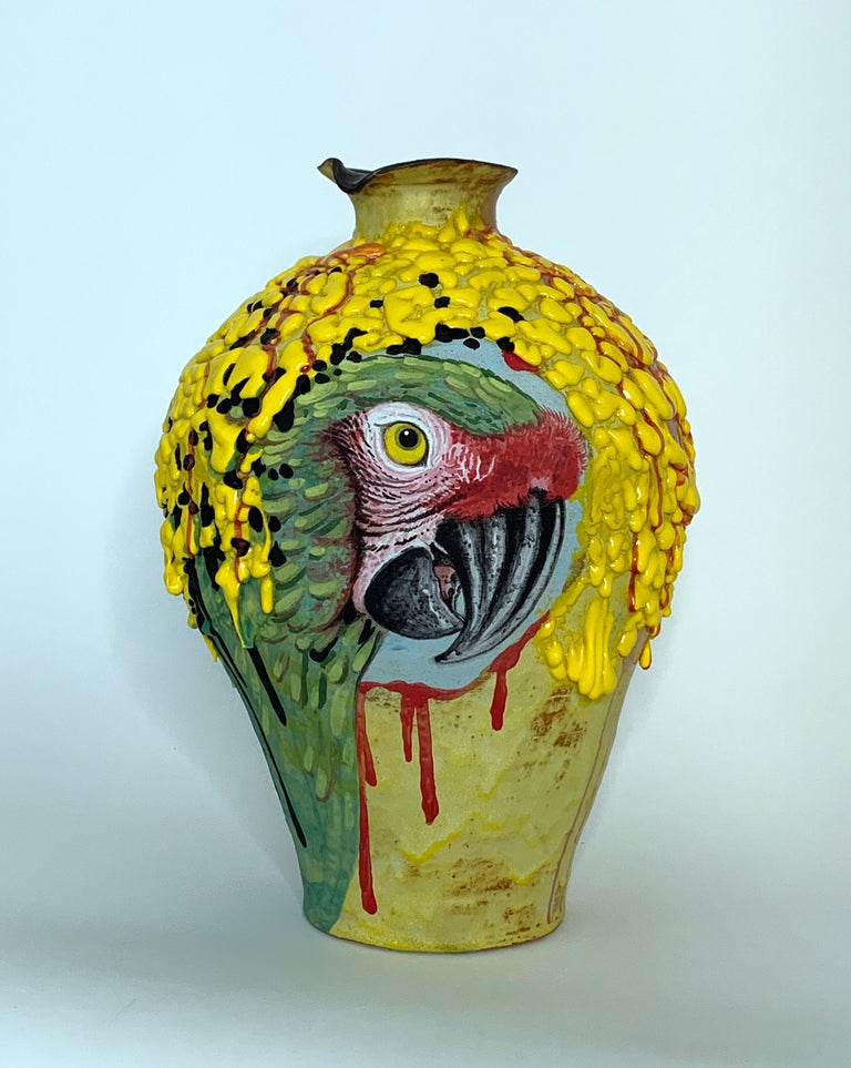 Bryan Burk "Untitled Pot", Collaboration with Matt Wedell, Ceramic