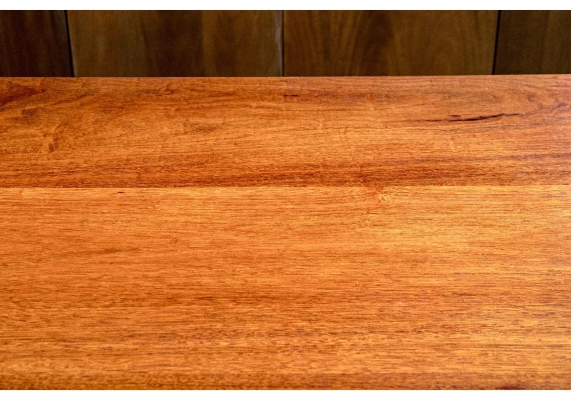 Bryan Hunt (Américain, né en 1947, qualité table de salle à manger en bois dur et acier de 7' 10
