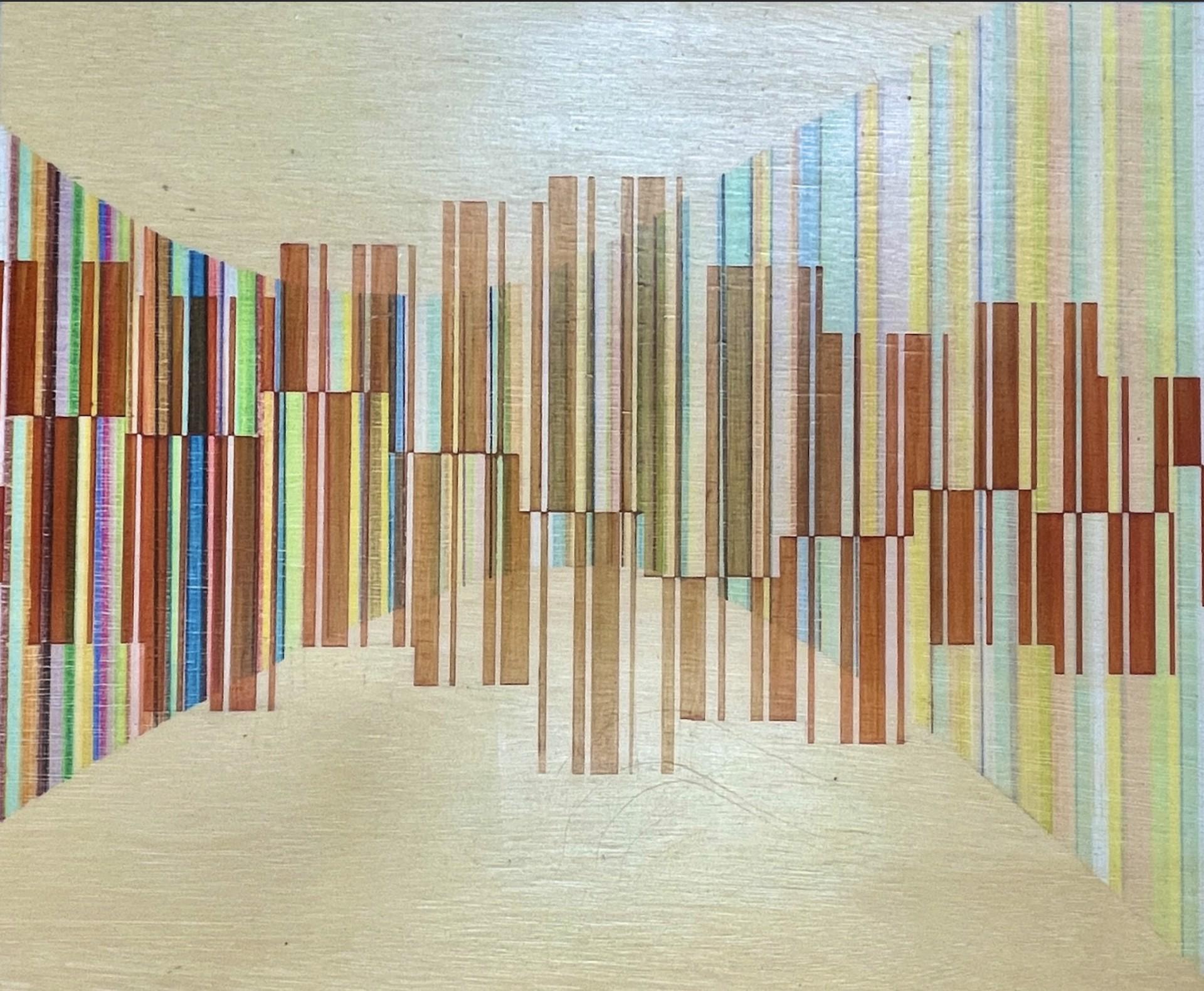 Skyline, 2017 - Mixed Media Art de Bryan Ida