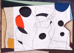 Rilievo astratto in legno del XX secolo del modernista britannico Bryan Ingham