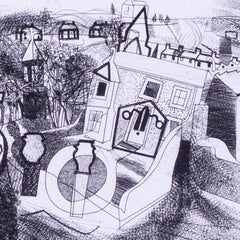 1976 Acquaforte di Bryan Ingham, "Hayle Estuary 3", firmata e datata, inglese