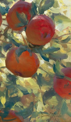 "Apple Glow" Modern Impressionist Still Life