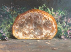 "Bread and Oregano" Modern Impressionist Still Life