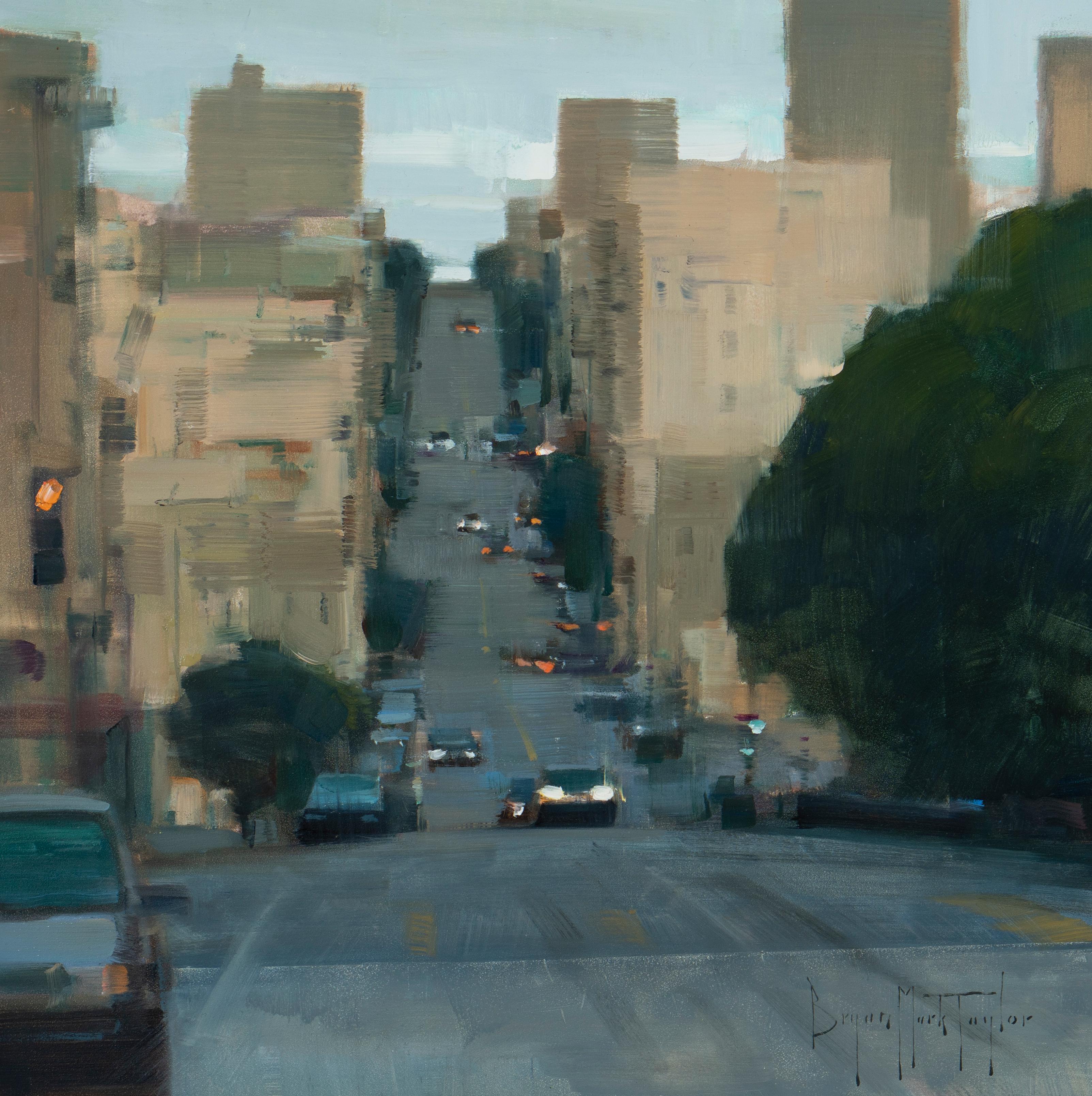 "City Twilight" Oil Painting