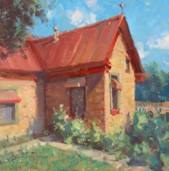 "Midway House" Modern Impressionist Scene in Utah