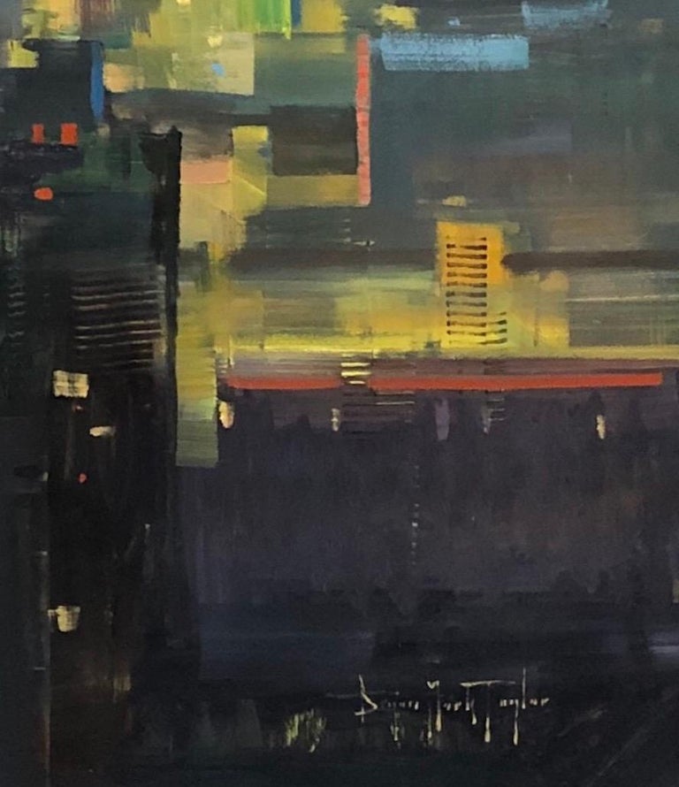 Modern Abstract Impressionist Cityscape 