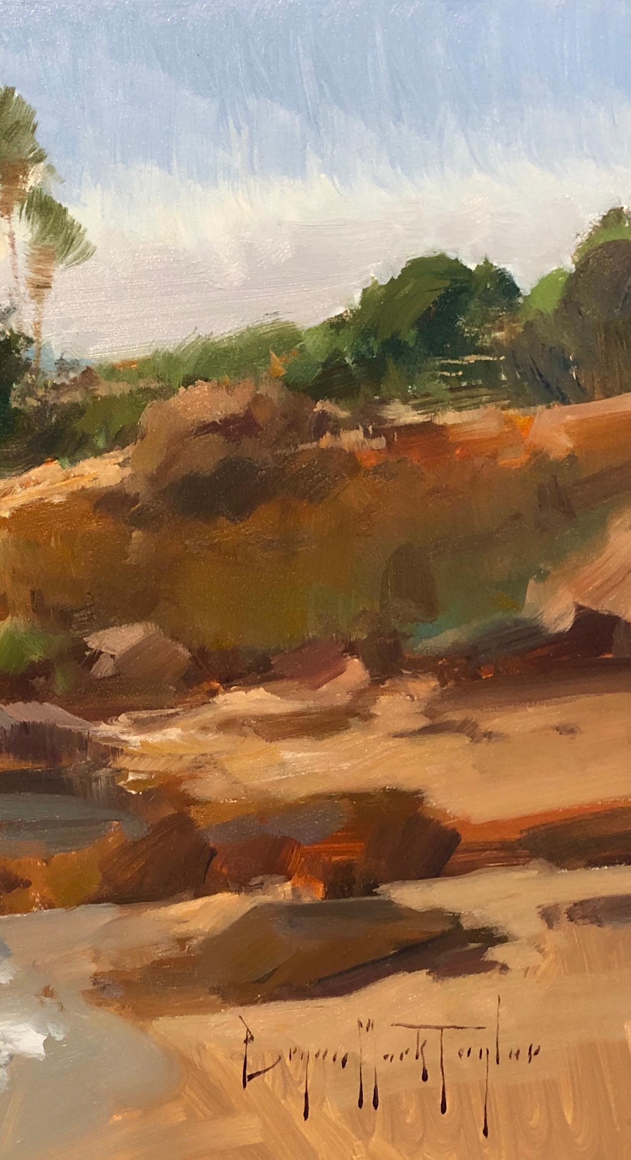 Paesaggio marino californiano impressionista moderno 