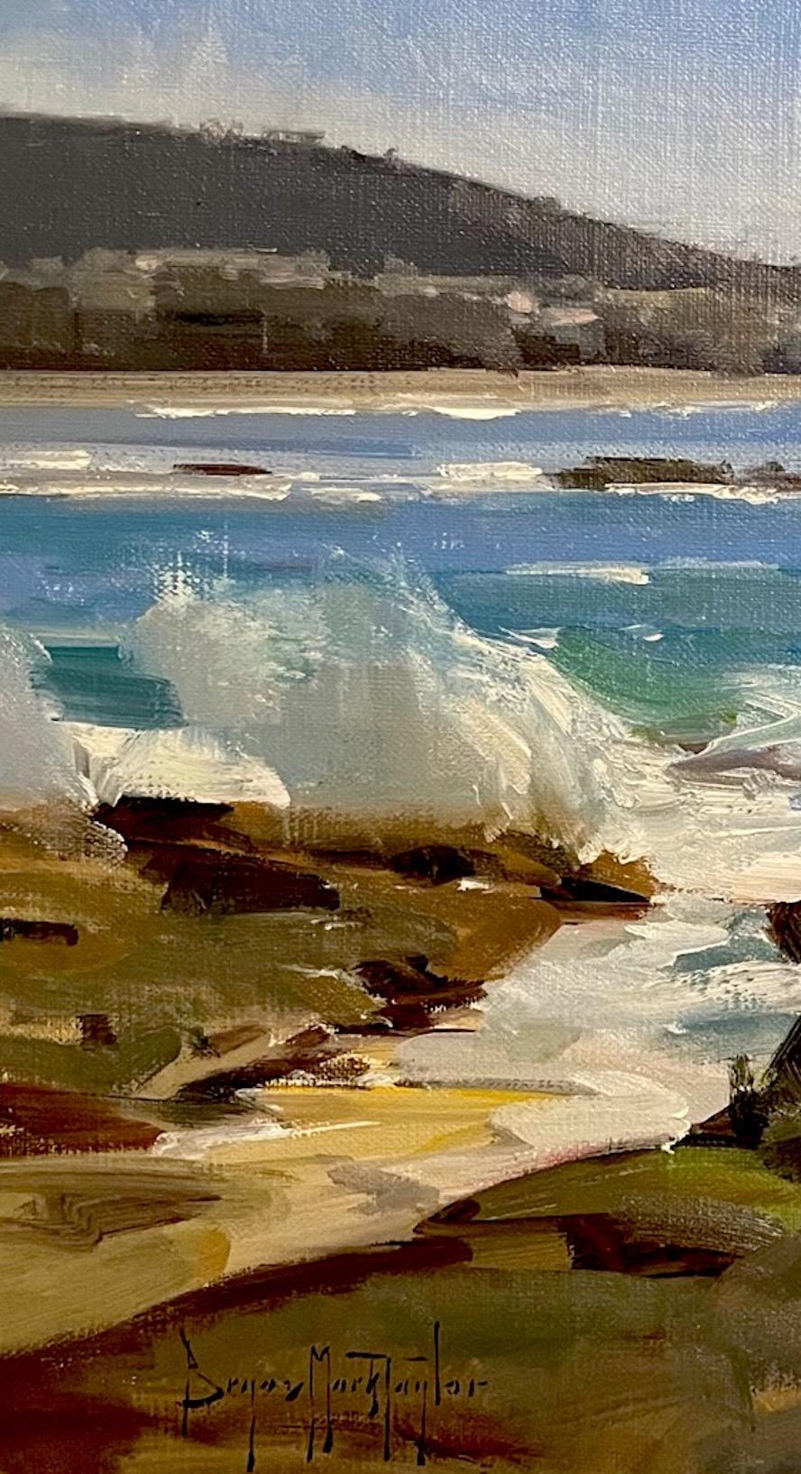 Paysage marin californien impressionniste moderne 